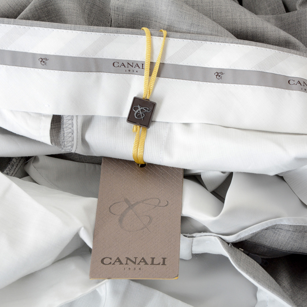 Pantaloni da uomo Canali grigi