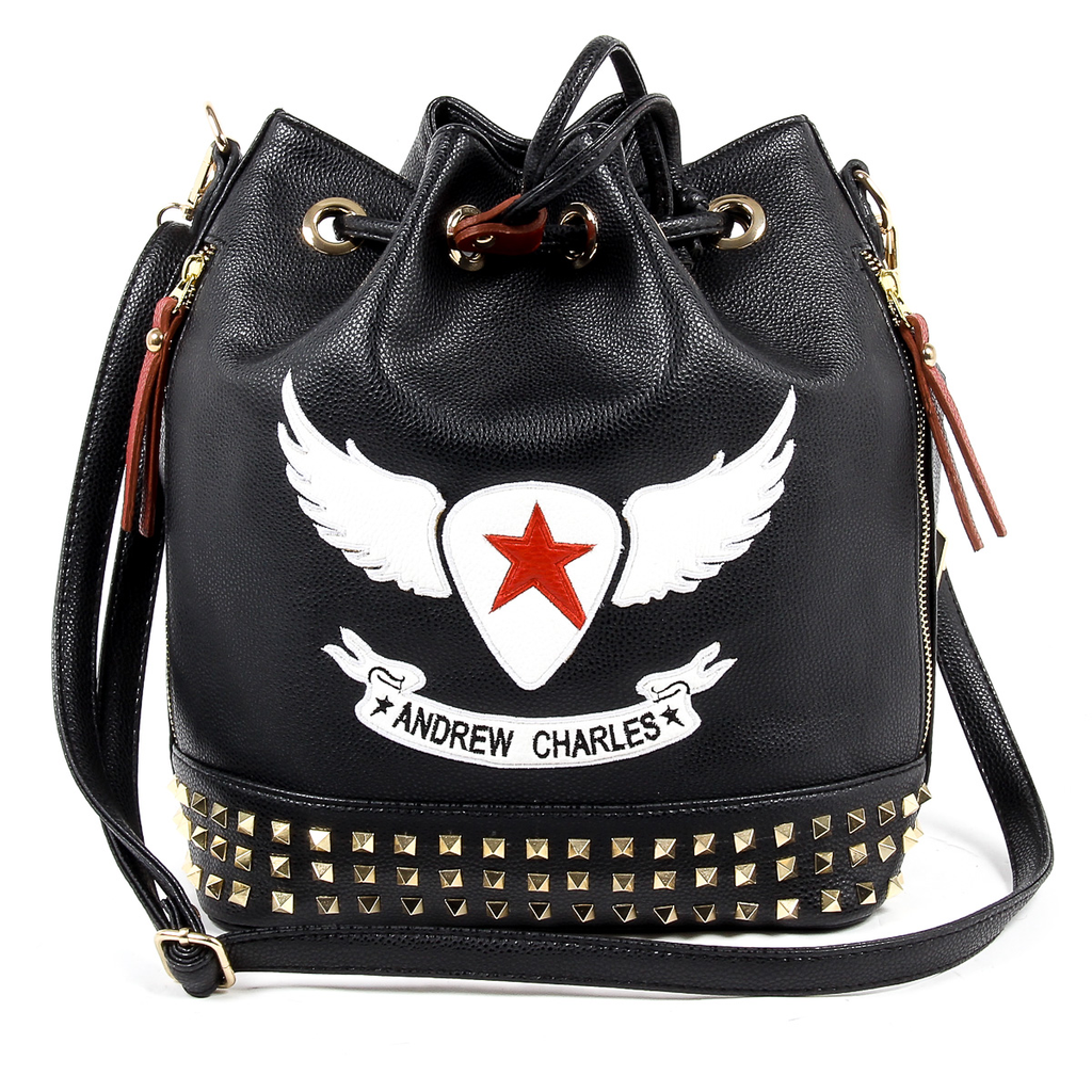 Borsa a mano da donna Andrew Charles nera REBECCA