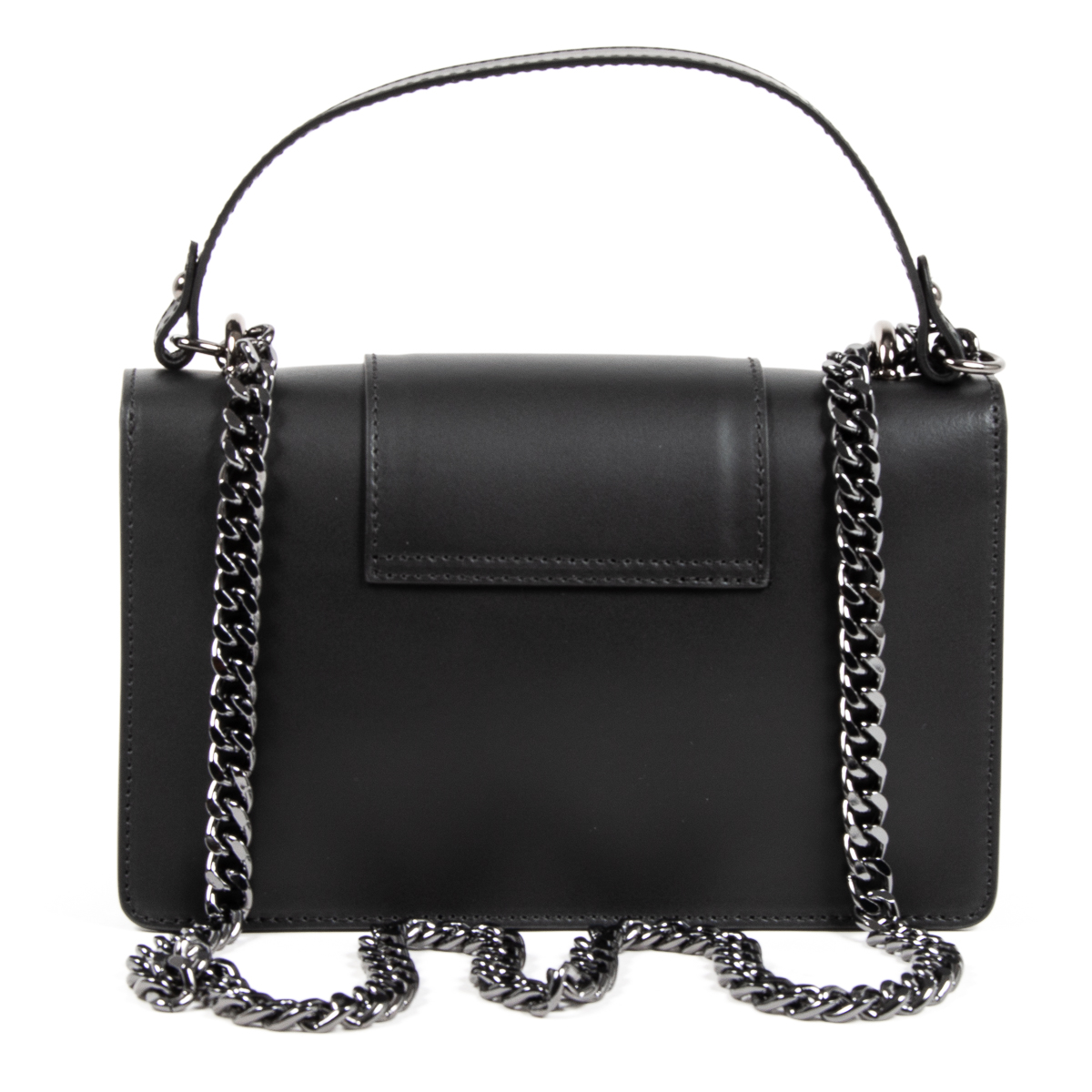 V 1969 Italia Borsa da donna nera DIADEMA