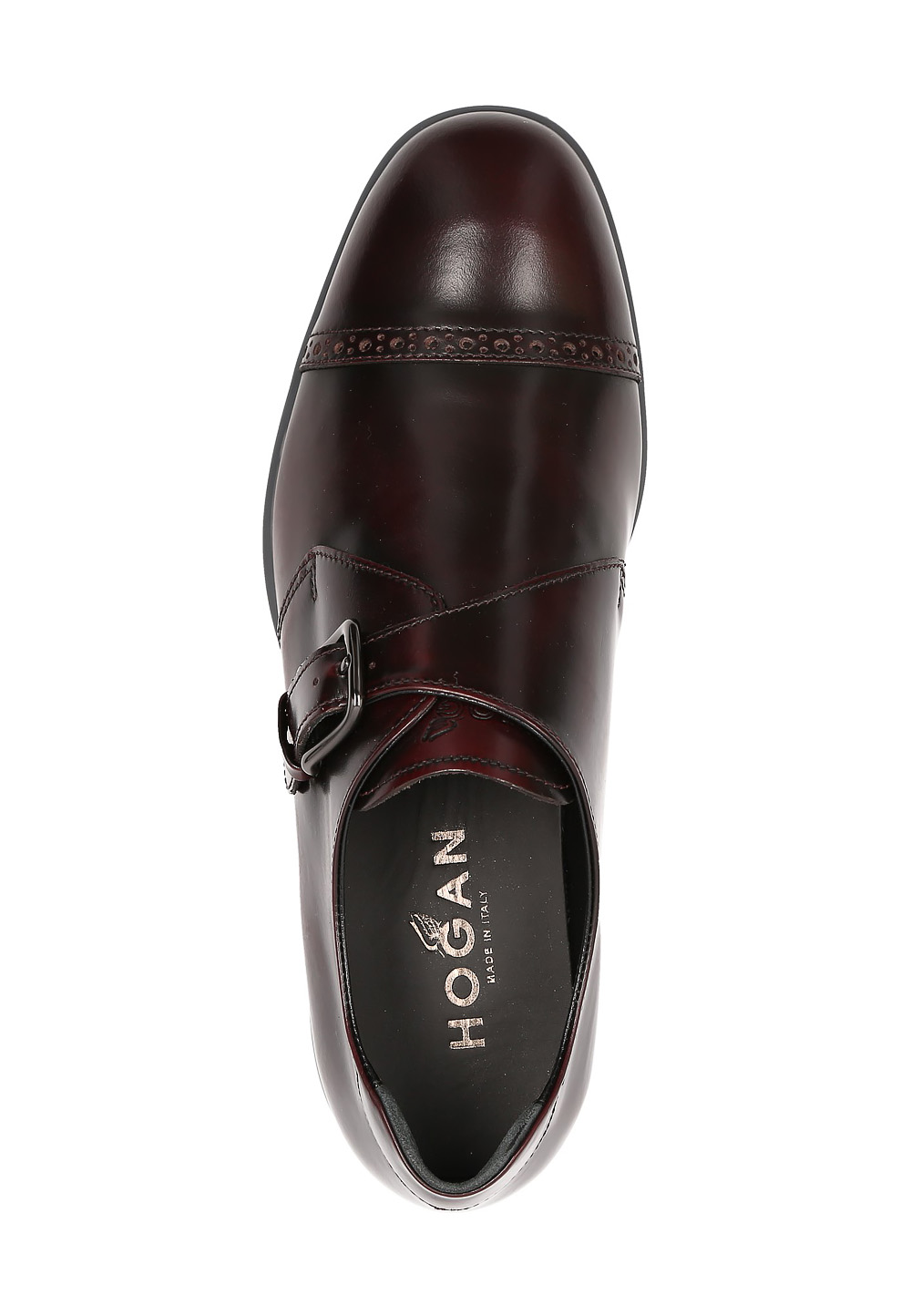 Hogan Uomo Monk Strap Scarpe Bordeaux HXM2090P2106Q6R810