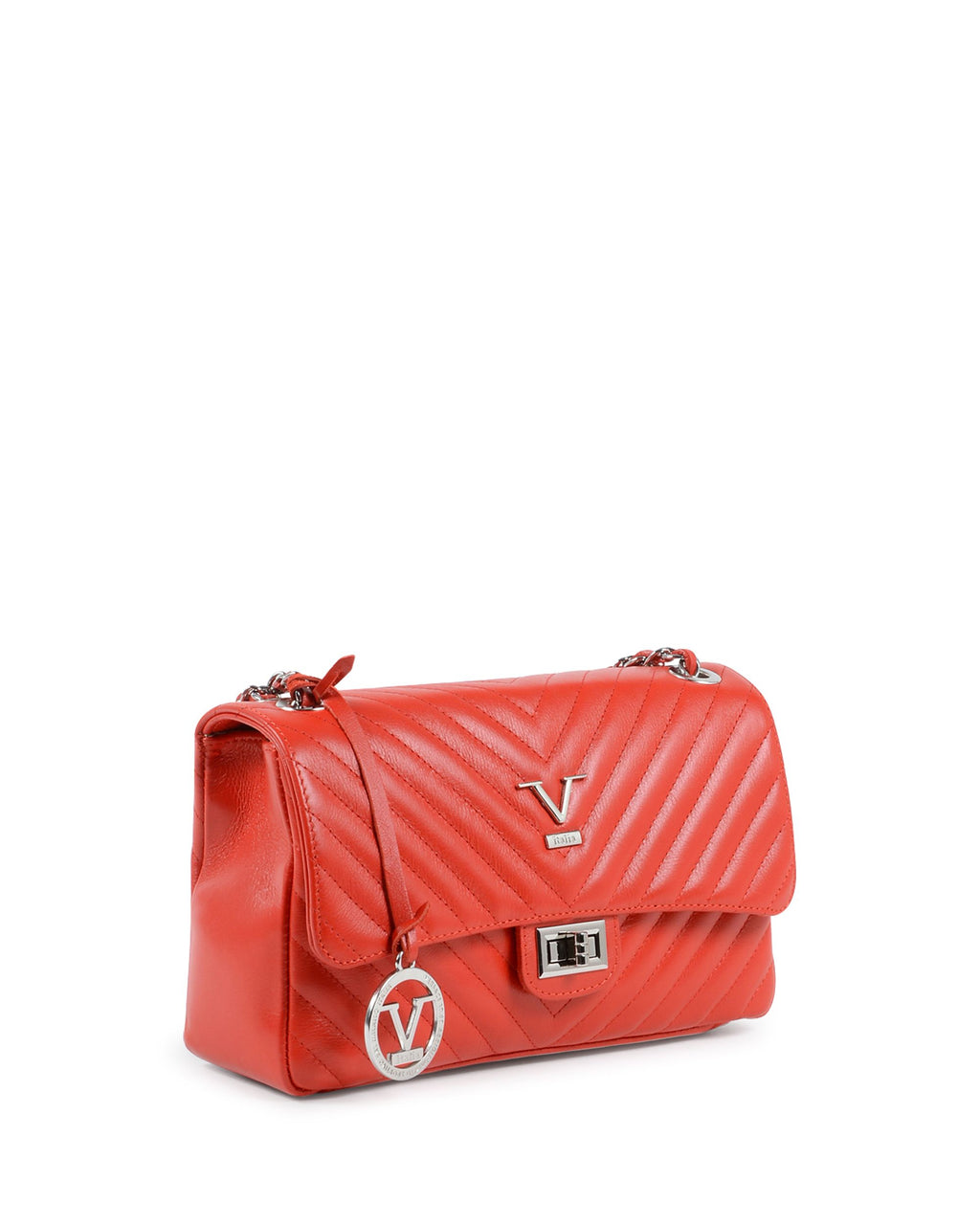 V Italia Borsa a mano da donna rossa V0116 KID ROSSO