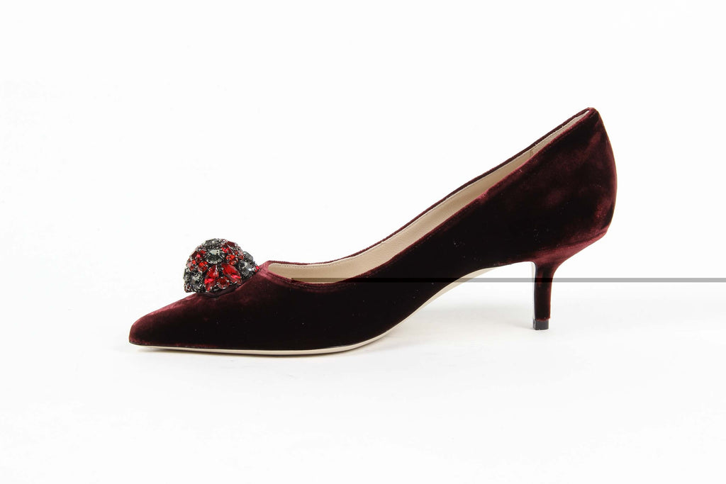 V 1969 Italia Womens Pump 3106153 VELLUTO 391 BORDEAUX