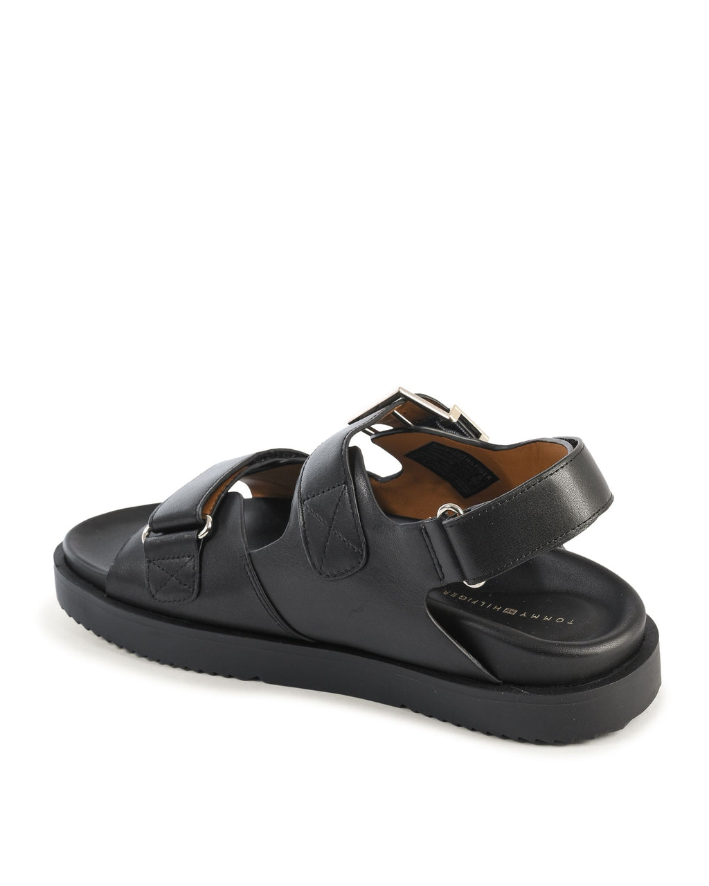 Sandalo da donna Tommy Hilfiger nero FW0FW07736BDS