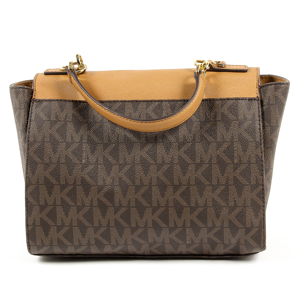 Borsa a mano da donna Michael Kors TINA 35T7GT4S6B BRN ACORN