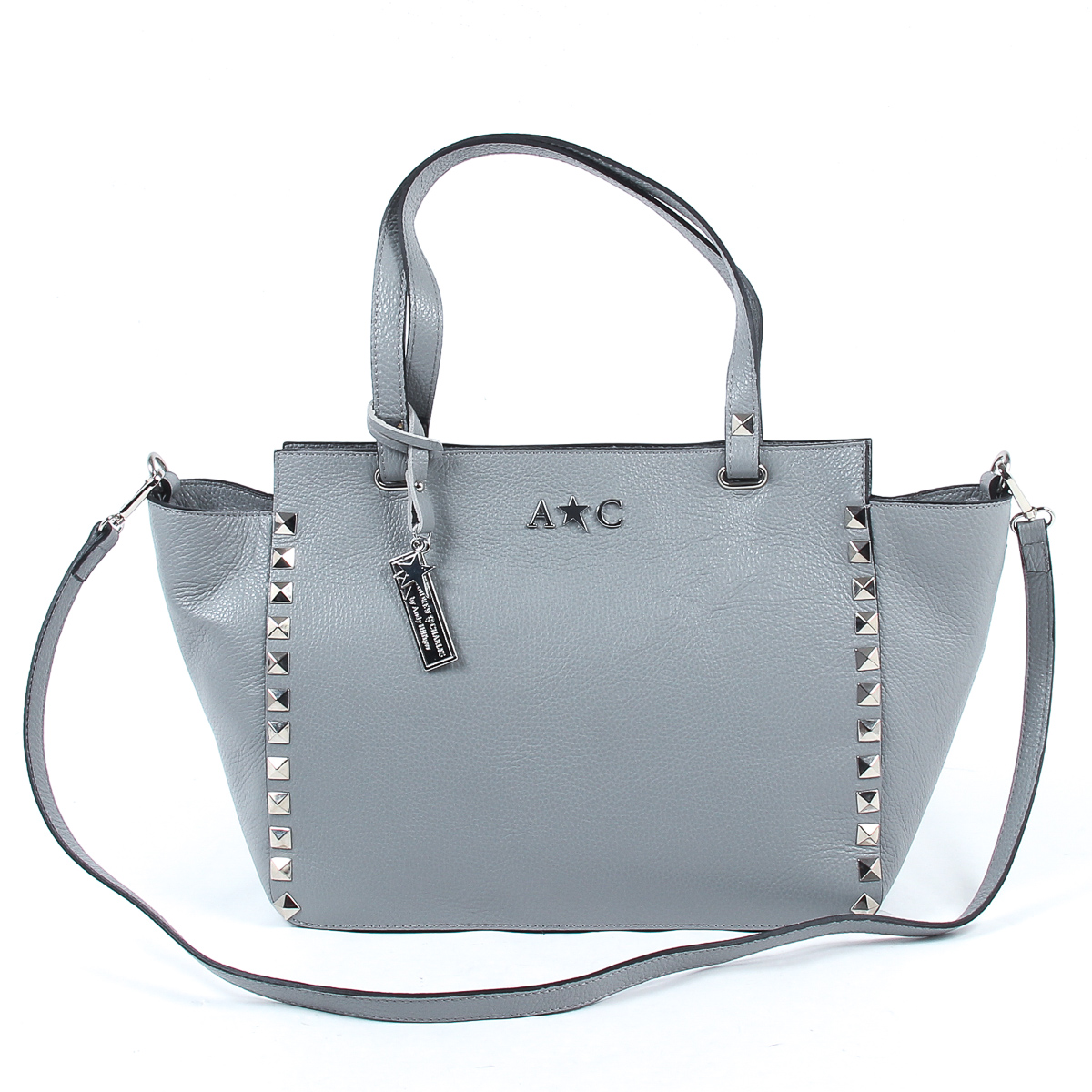 Borsa a mano da donna Andrew Charles grigia JASMIN