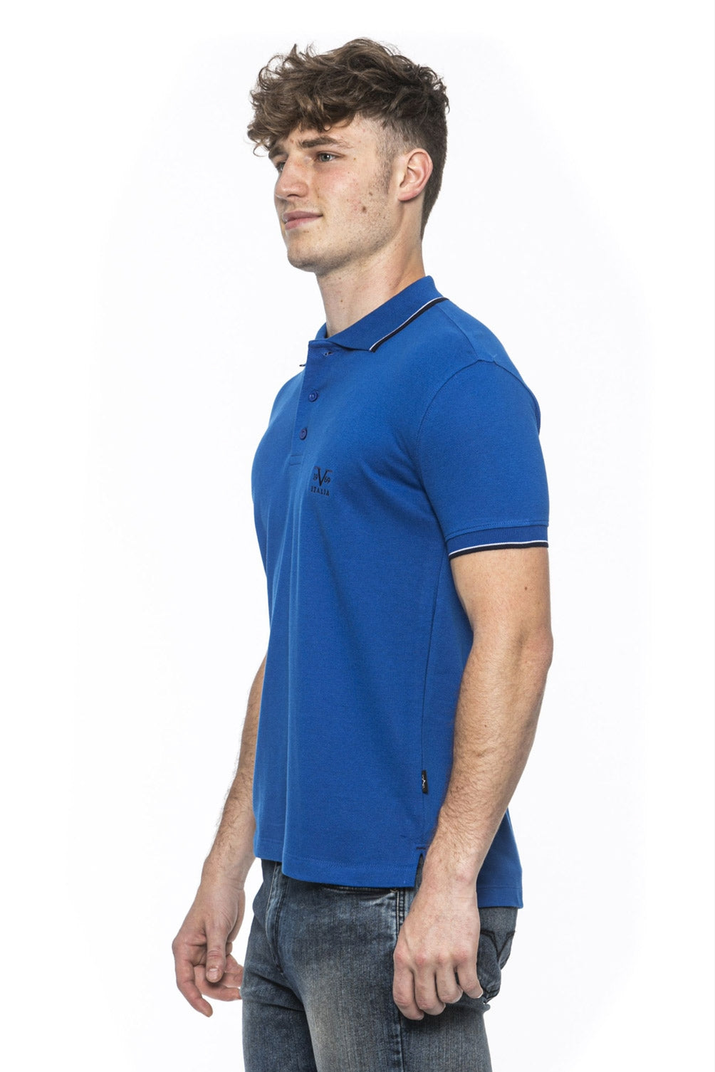 19V69 Italia Polo Uomo Blu COSTINA ROYAL BLUE