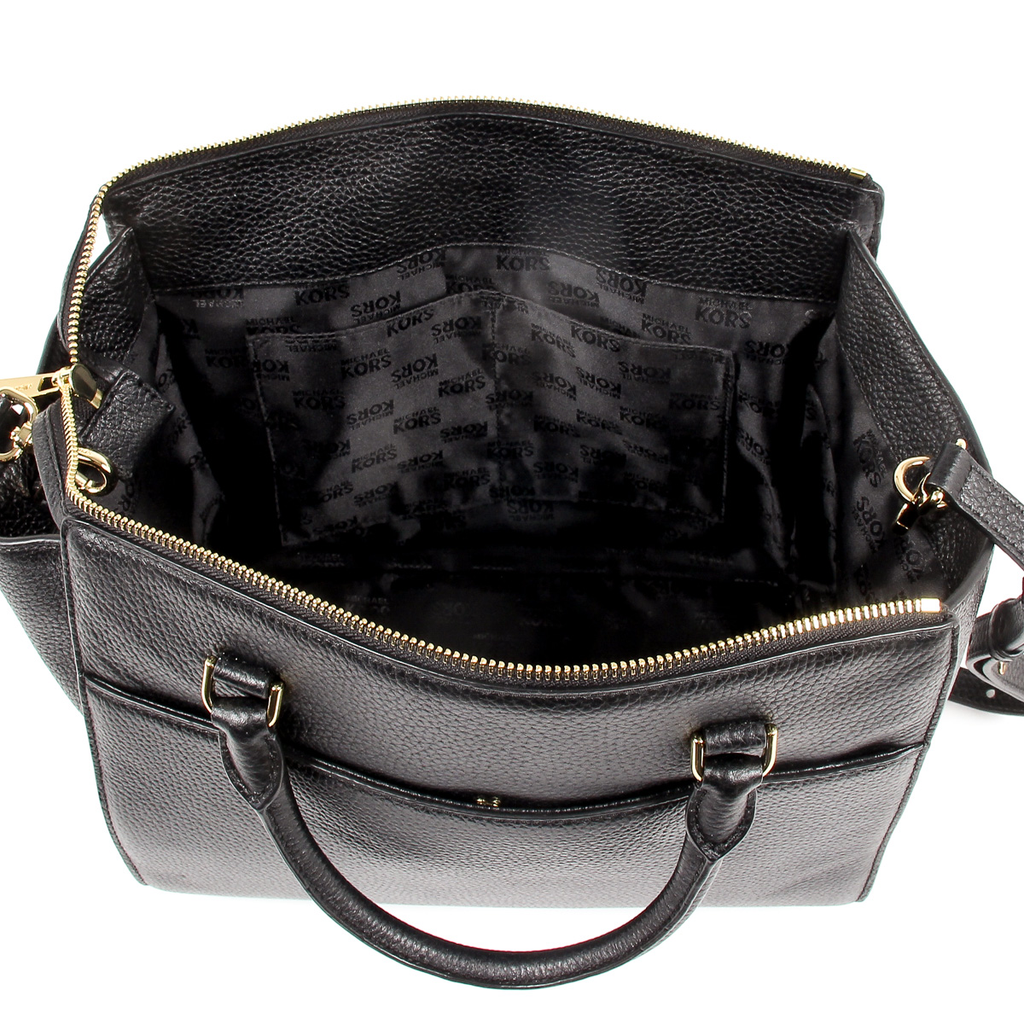 Borsa a mano da donna Michael Kors VANNA 35T7GV3S3L NERA