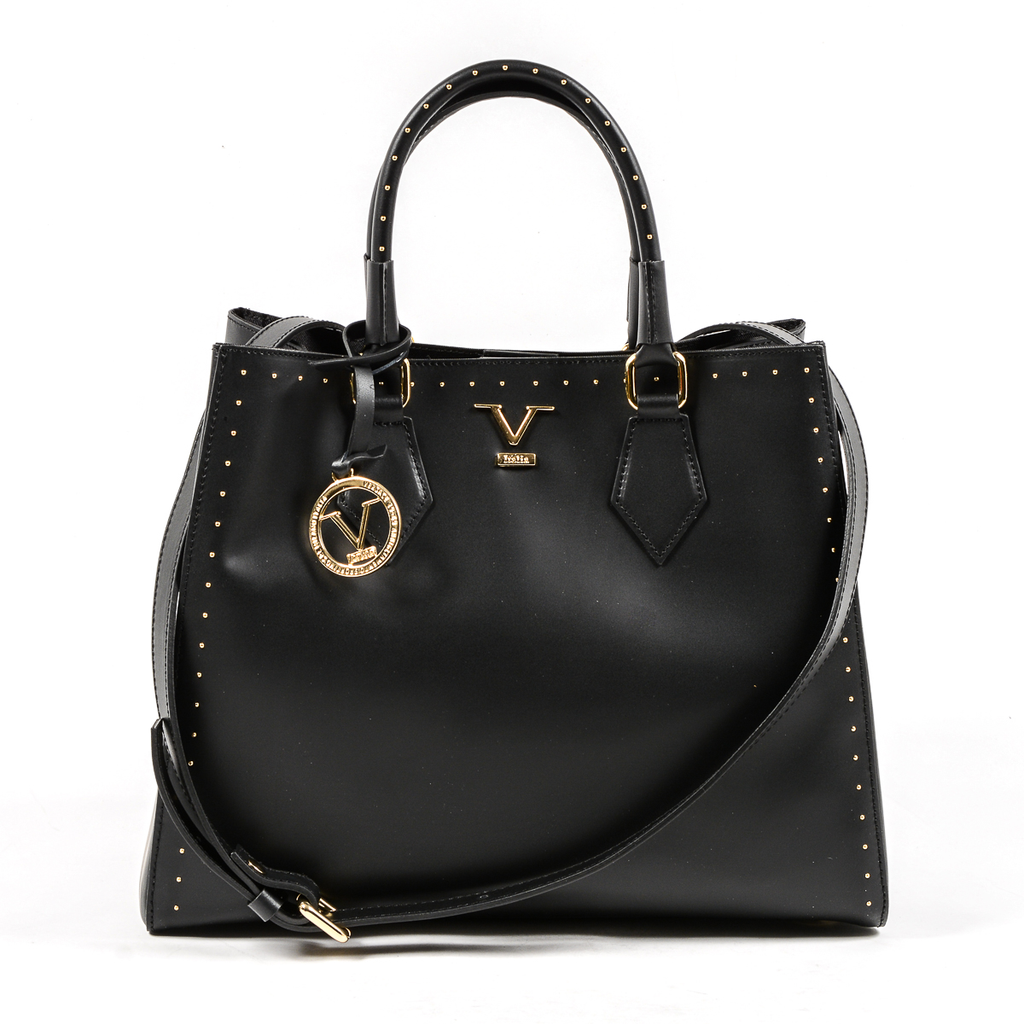 V 1969 Italia Borsa da donna nera CRETA