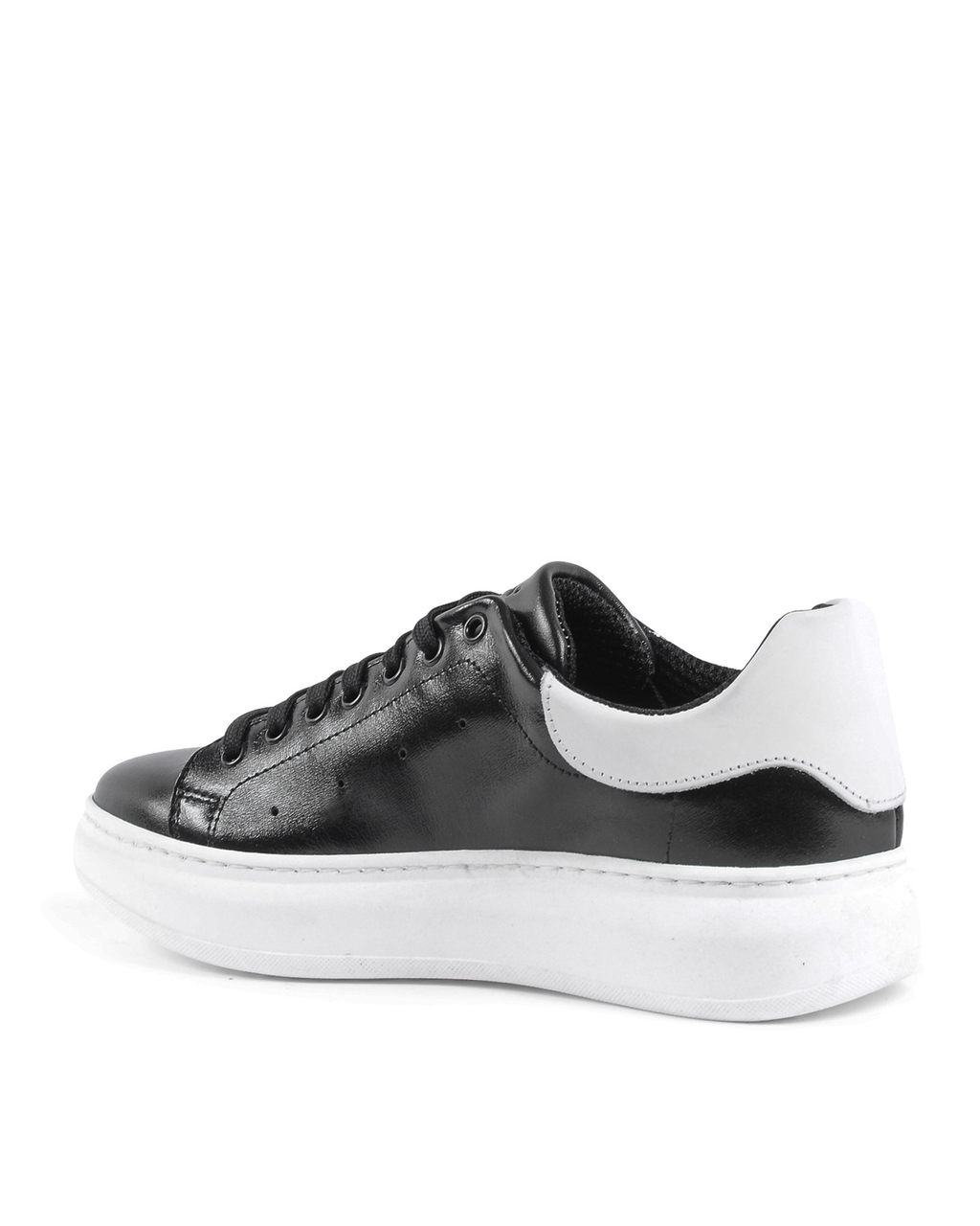 Sneaker Uomo 19V69 Italia Nero Bianco 720 PELLE NERO PELLE BIANCO