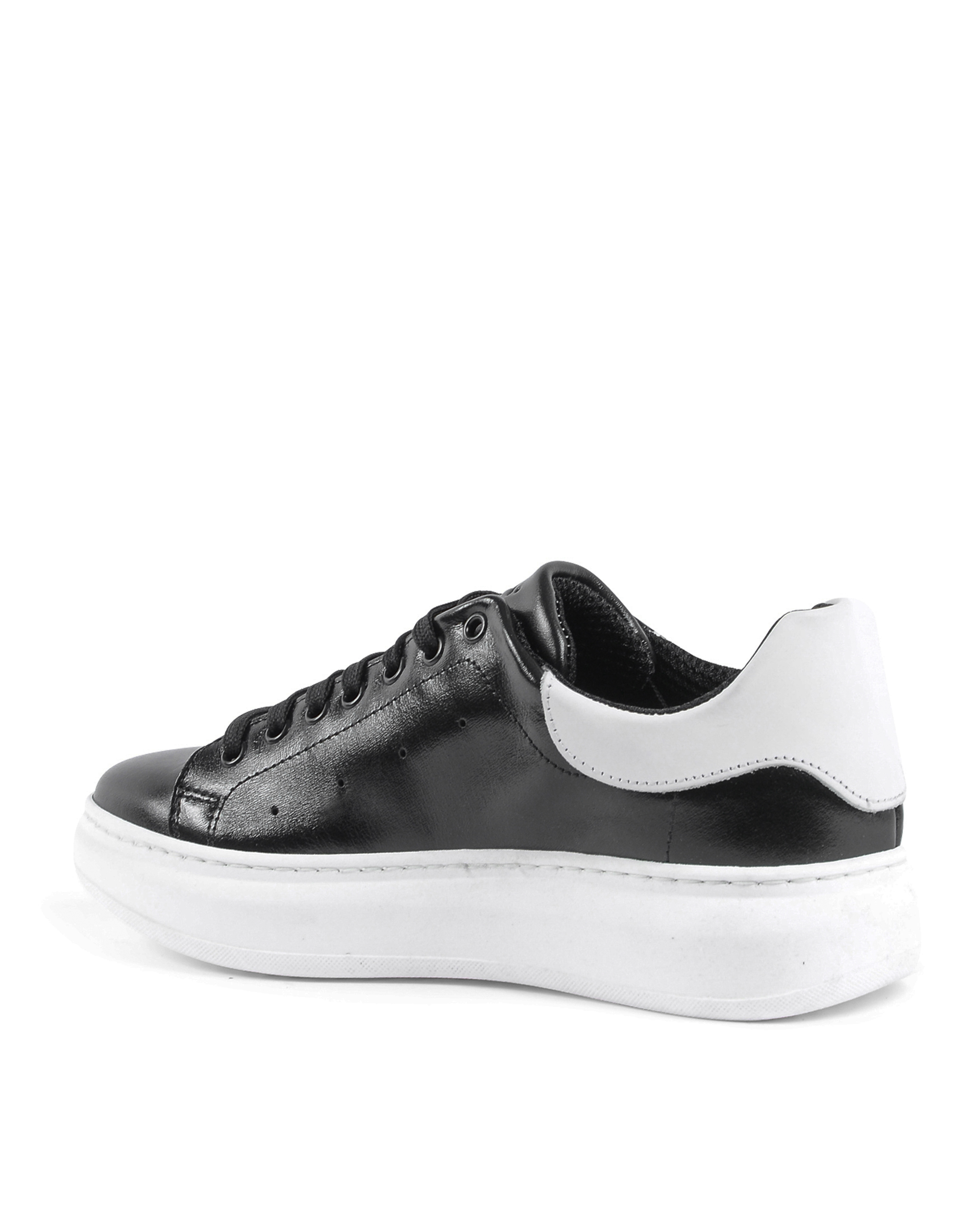 Sneaker Uomo 19V69 Italia Nero Bianco 720 PELLE NERO PELLE BIANCO