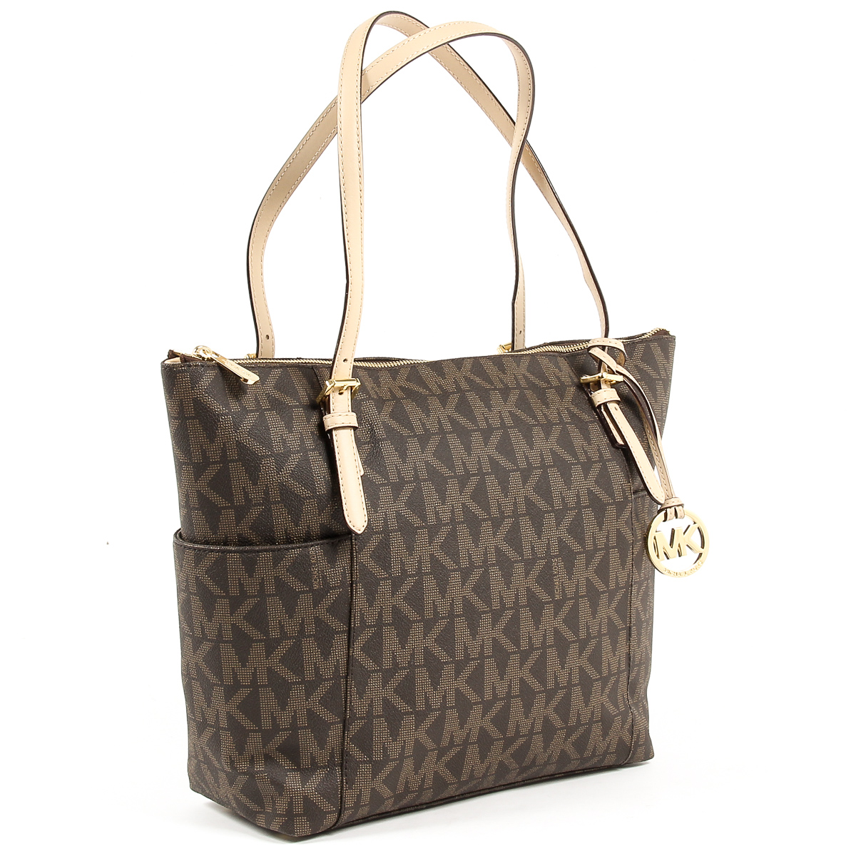 Borsa a mano da donna Michael Kors JET SET ARTICOLO 35T2GTTT8B MARRONE