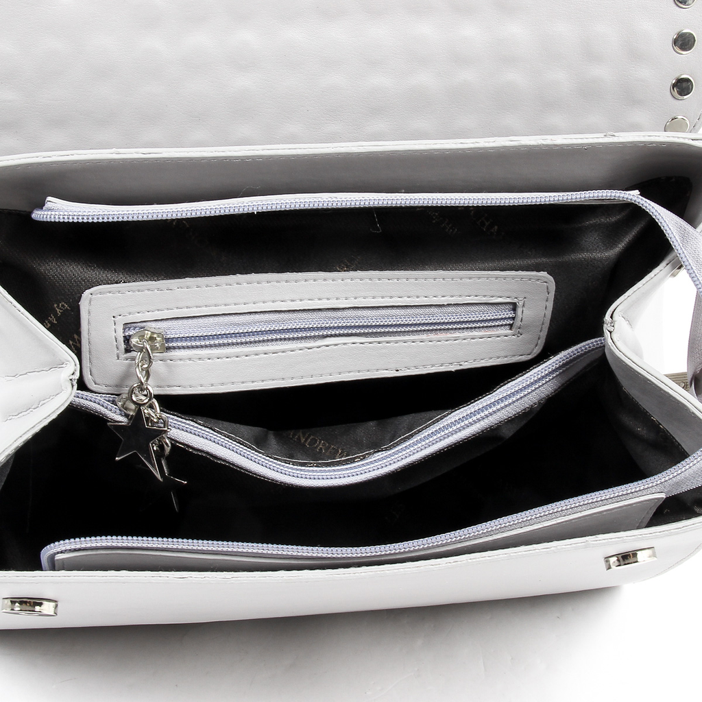 Borsa a mano da donna Andrew Charles grigio chiaro BROOKLYN