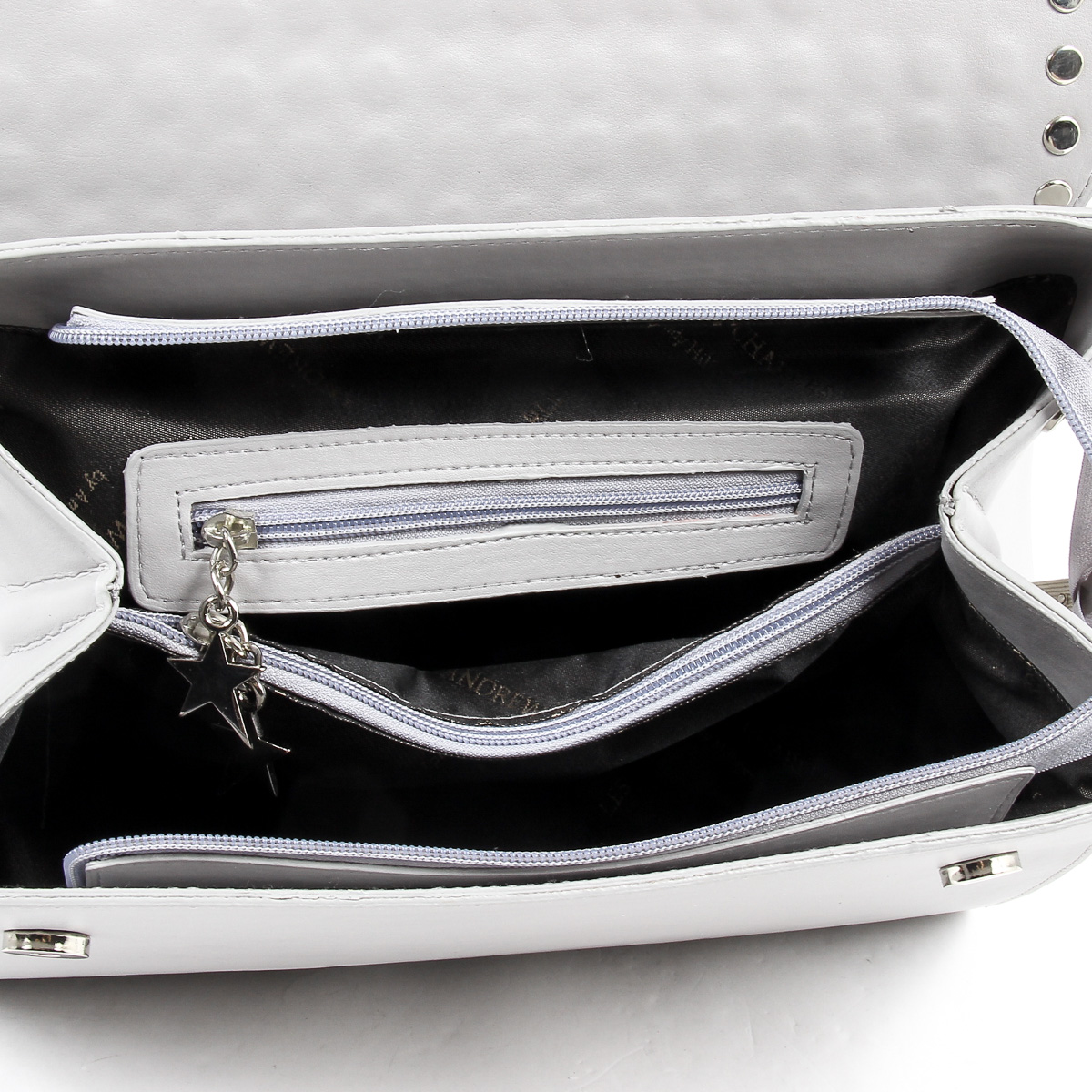 Borsa a mano da donna Andrew Charles grigio chiaro BROOKLYN