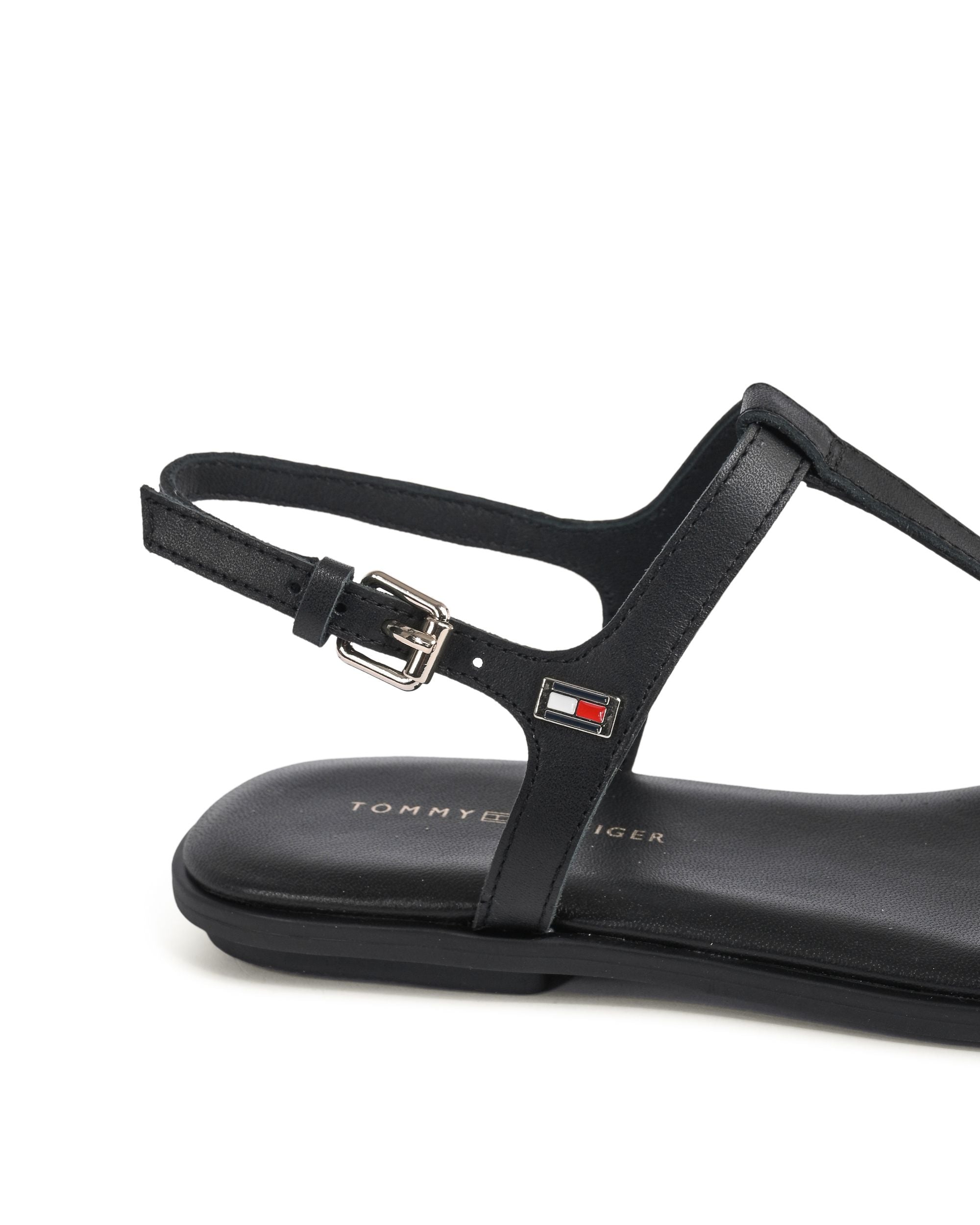 Sandalo da donna Tommy Hilfiger nero FW0FW07930BDS