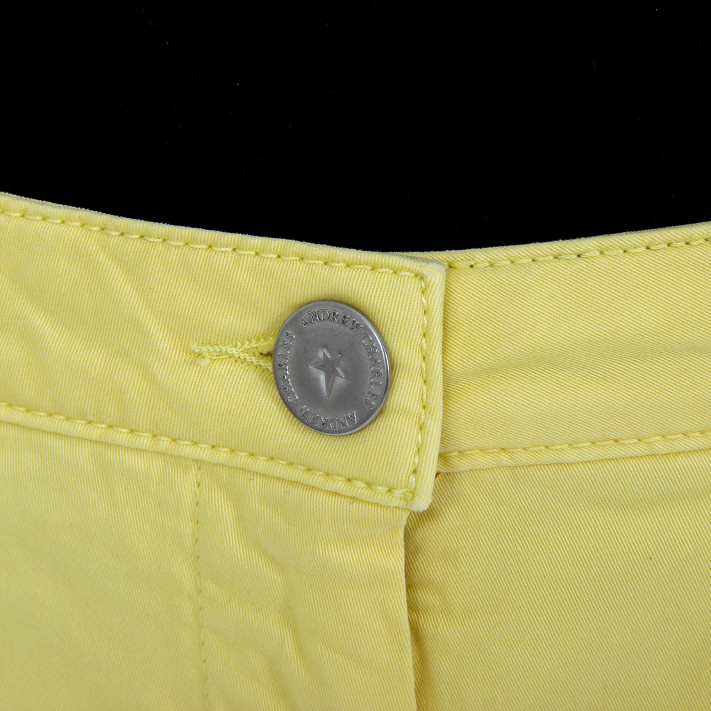 Andrew Charles Pantaloncini da donna gialli SAFIA