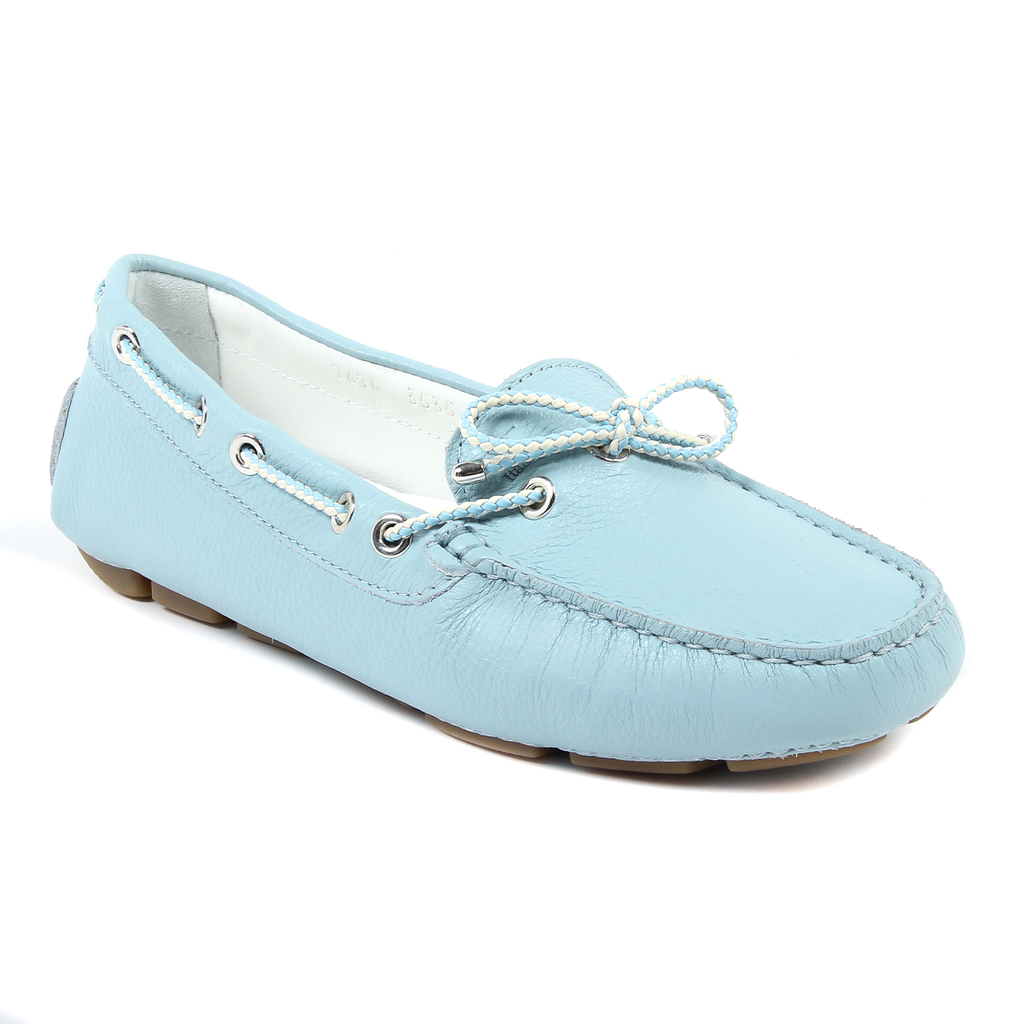 V 1969 Italia Mocassino da donna azzurro EMILIA