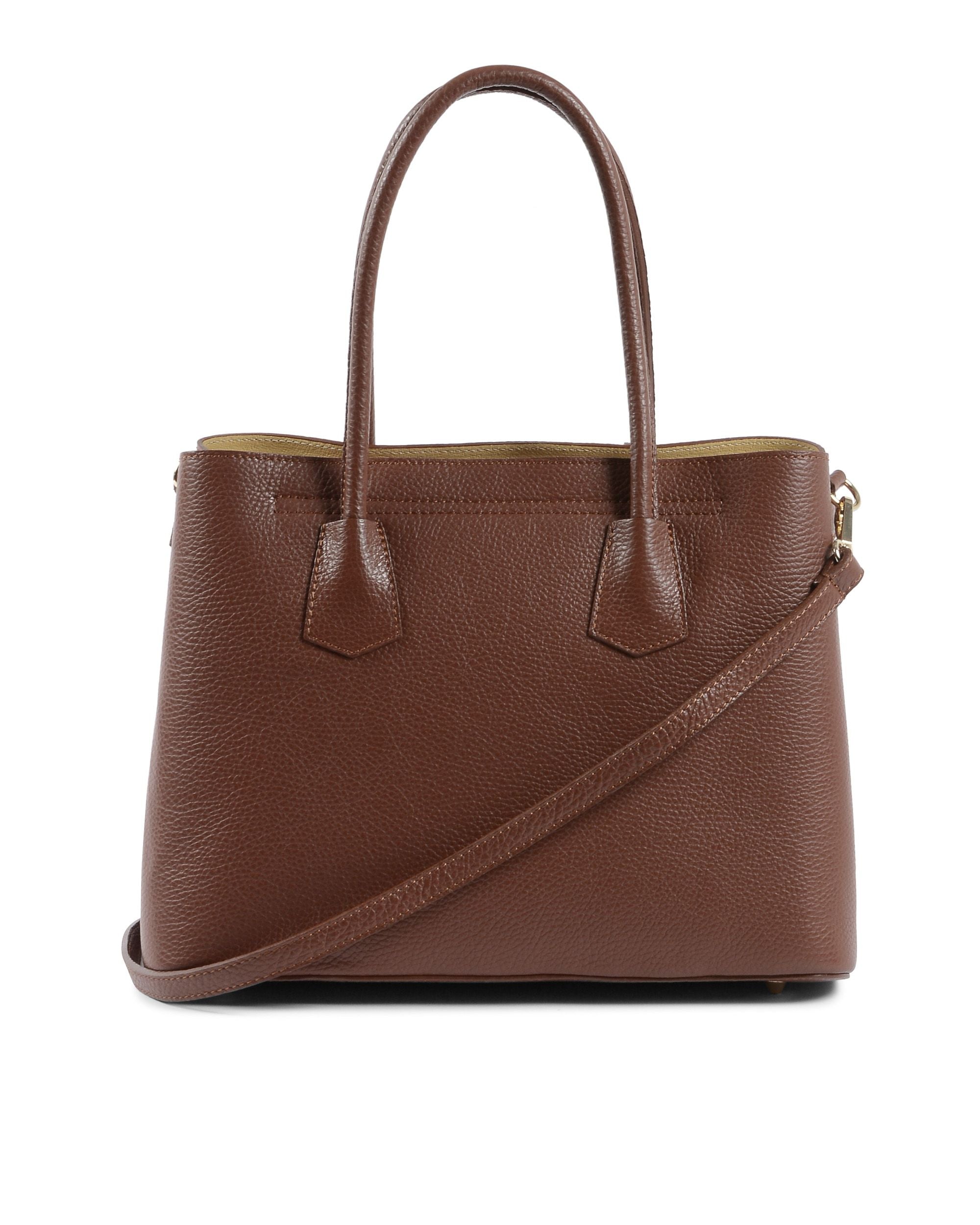 Borsa da donna V Italia Marrone scuro 10510 DOLLARO BRUCIATO