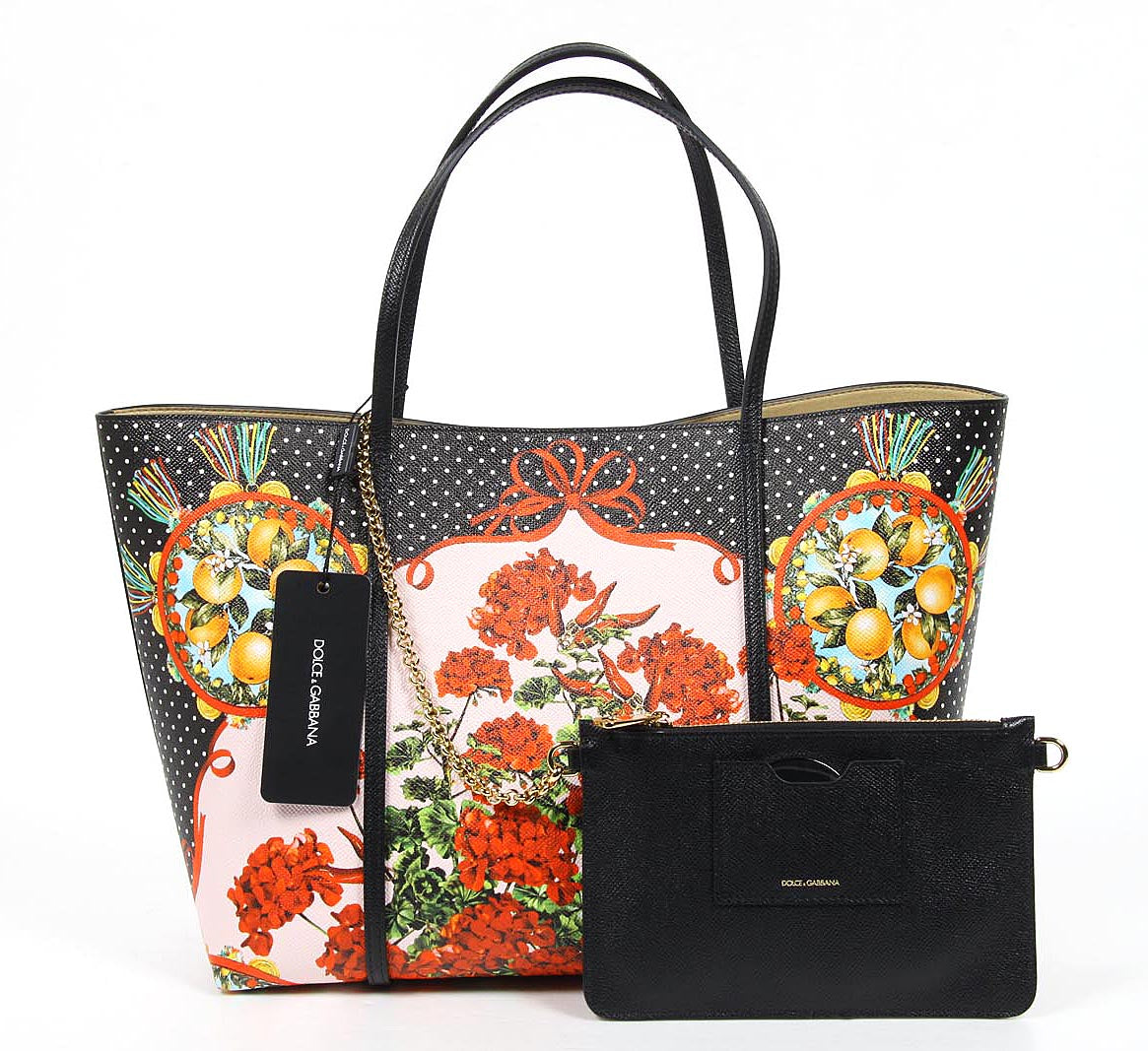 Borsa shopping Dolce & Gabbana St. Dauphine Maoliche BB6020 AP123 8R837