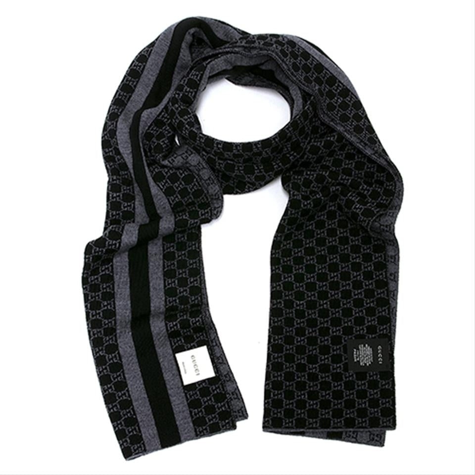 Gucci sciarpa uomo 30x200 nera