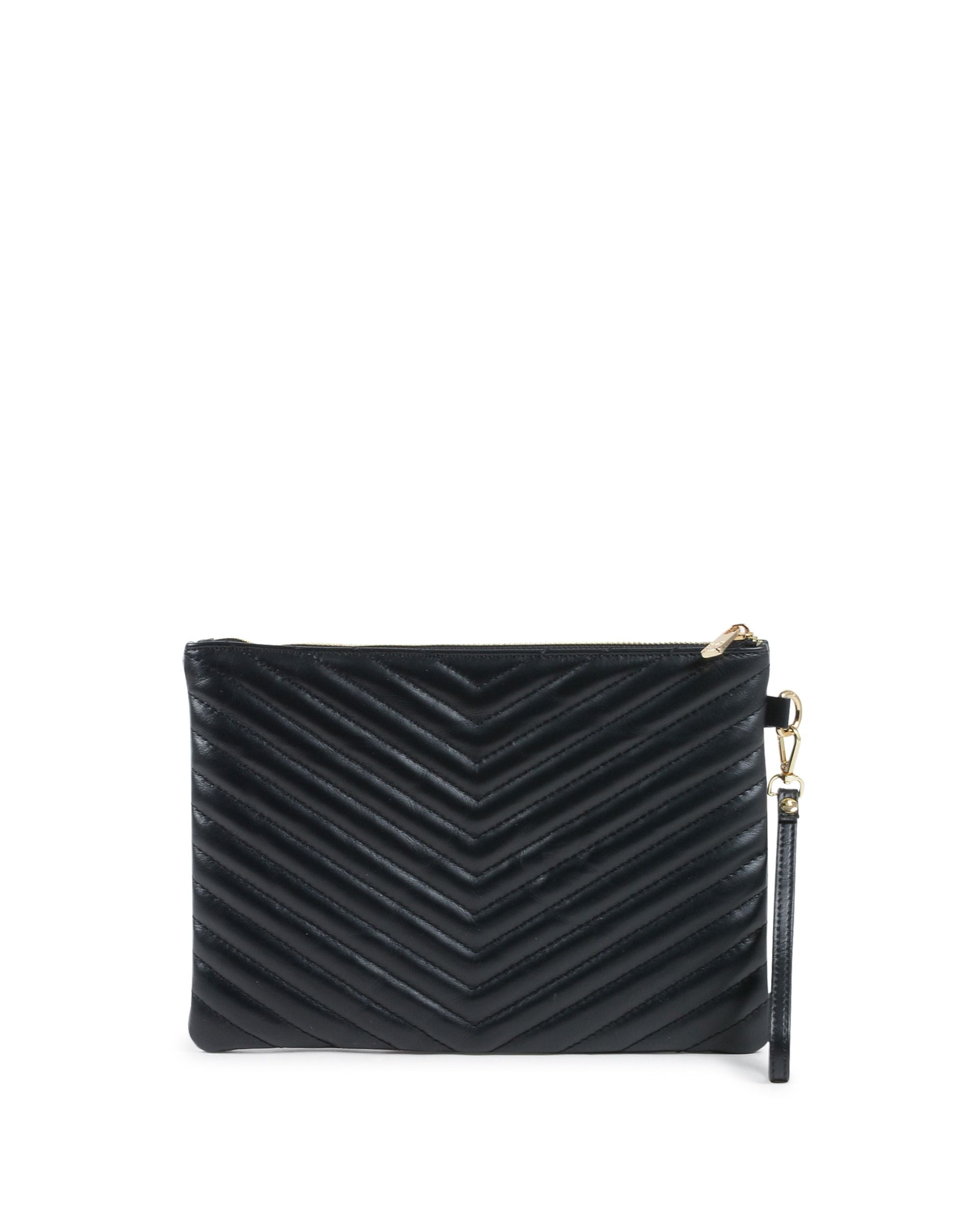 V Italia Womens Clutch Black V613 52 SAUVAGE NERO