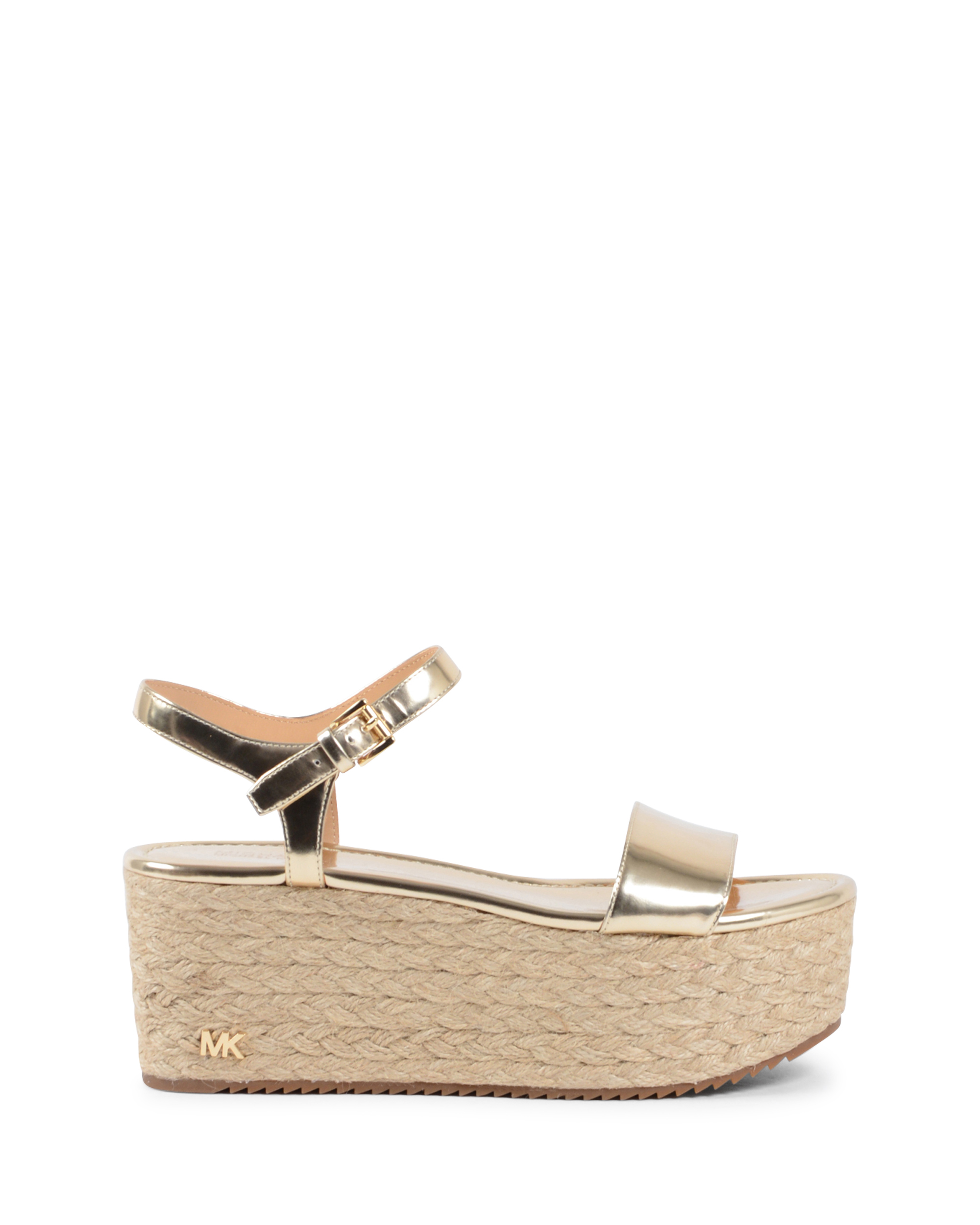 Sandalo con plateau da donna Michael Kors Oro NANTUCKET