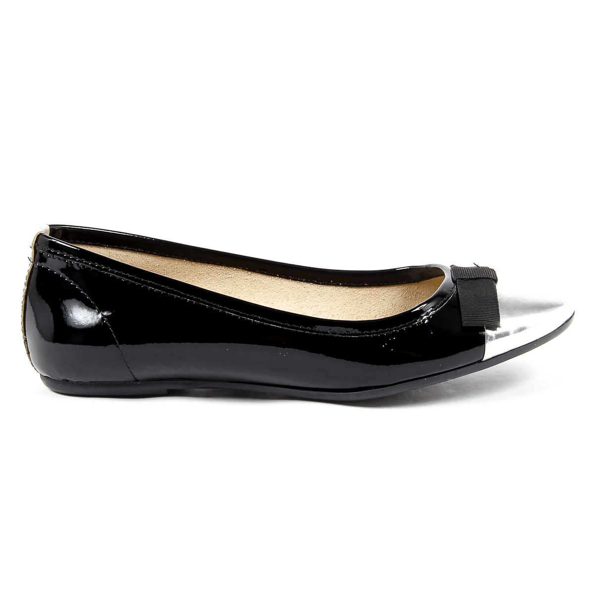V 1969 Italia Womens Ballerina Black GEMMA
