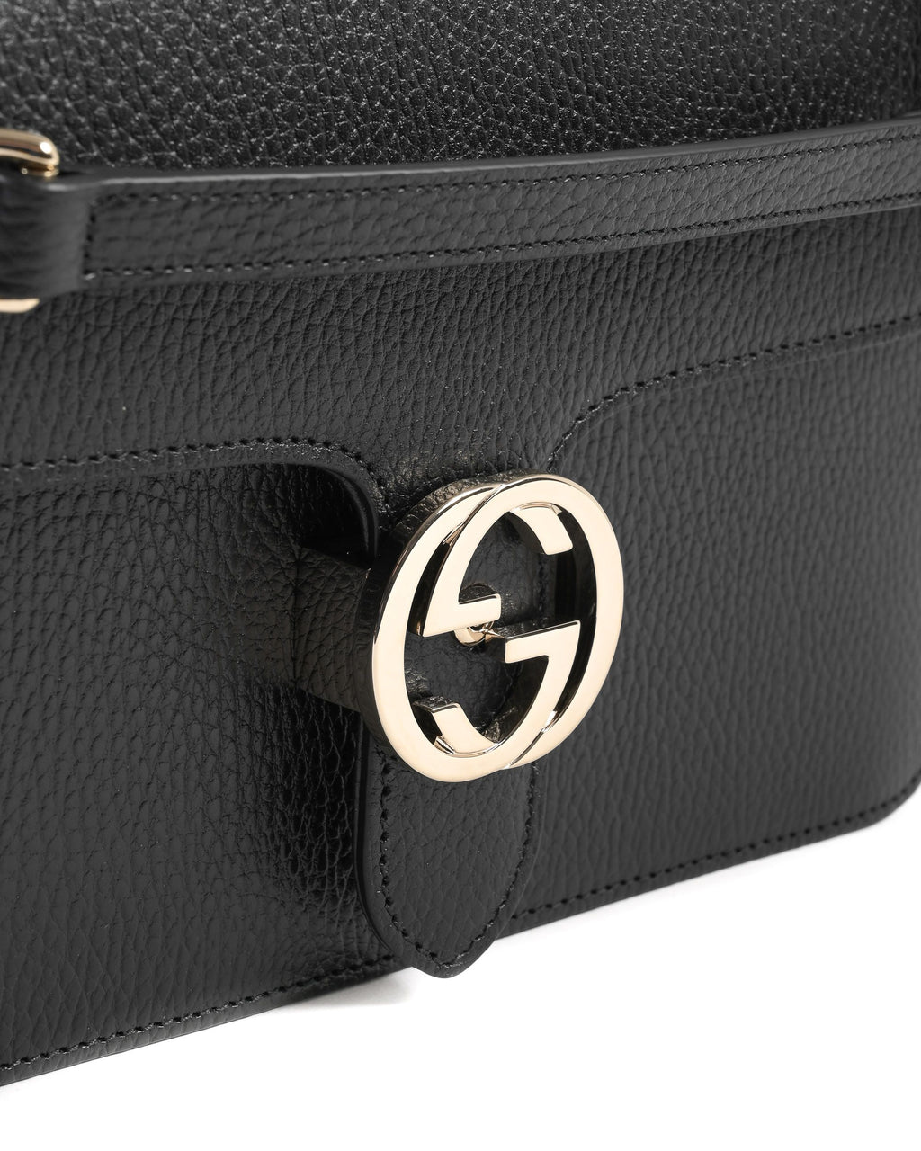 Borsa Gucci Interlocking in pelle con catena 510303 CAO0G 1000