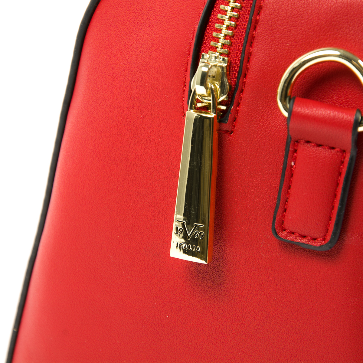 V 1969 Italia Borsa da donna rossa CLAIRE