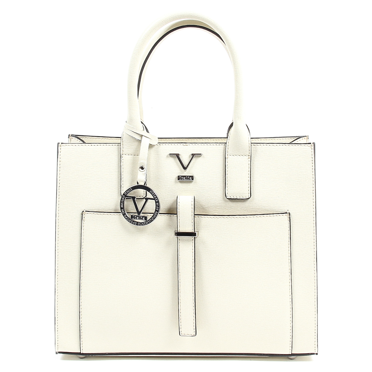 V 1969 Italia Borsa da donna V006-S SAFFIANO CREMA