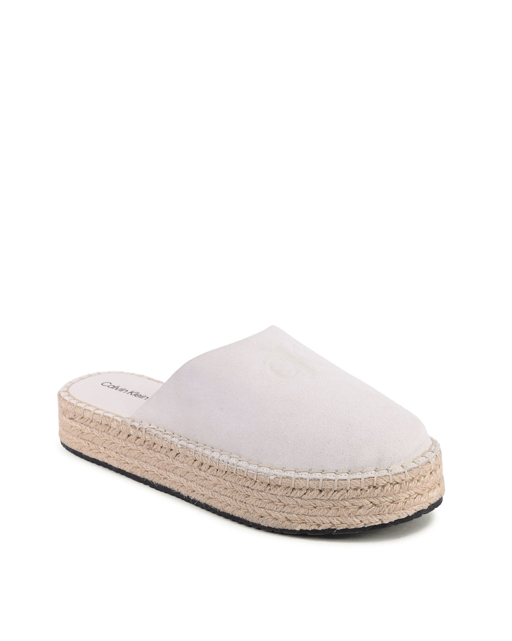 Espadrillas da donna Calvin Klein bianche YW0YW00986YBH