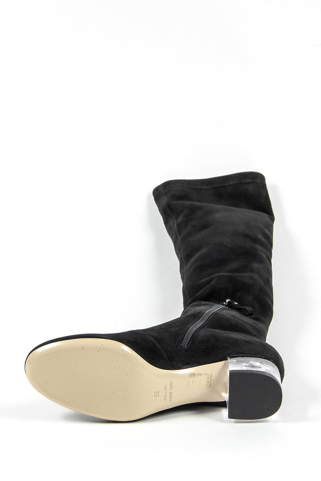 Stivale alto da donna V 1969 Italia 3123667 CAMOSCIO NERO