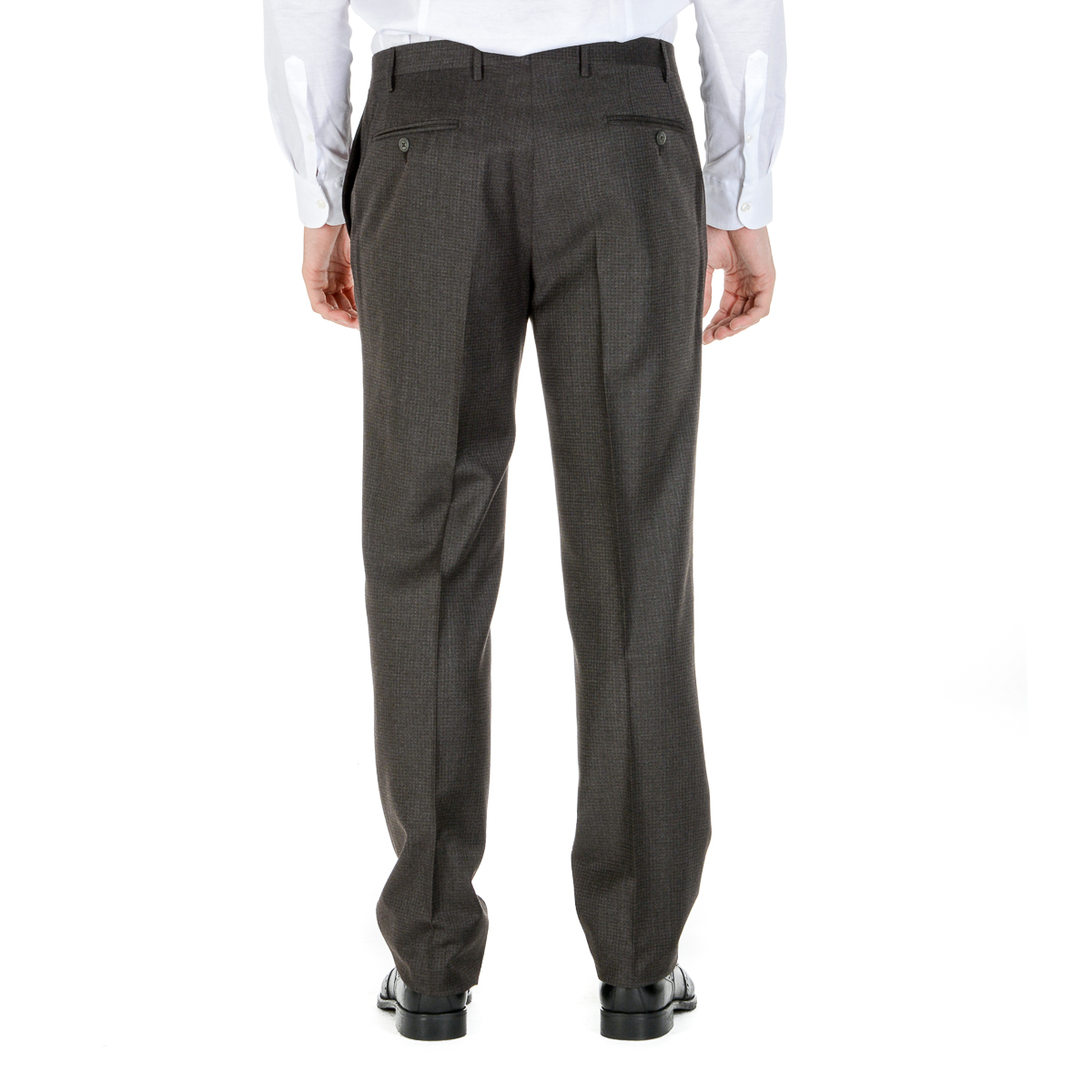 Corneliani Pantaloni Uomo Grigio Scuro