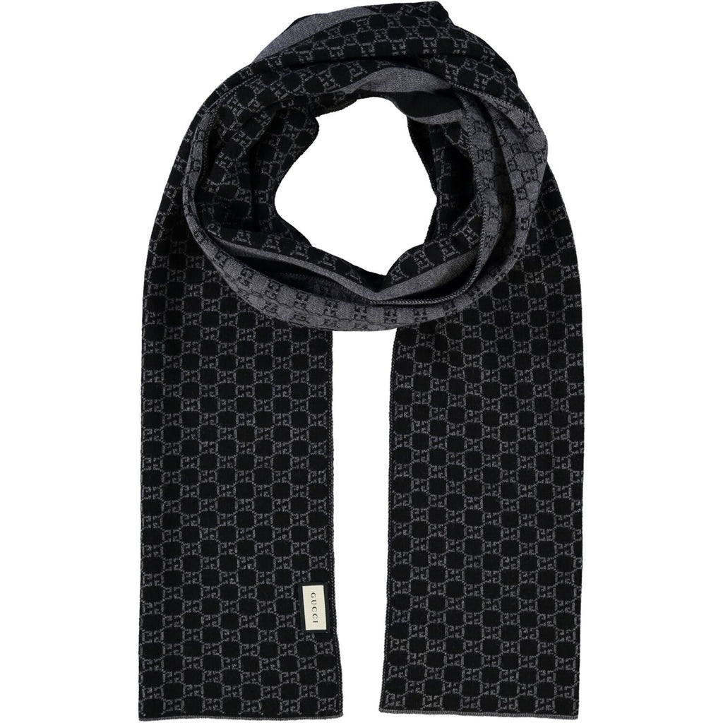 Gucci sciarpa uomo 30x200 nera