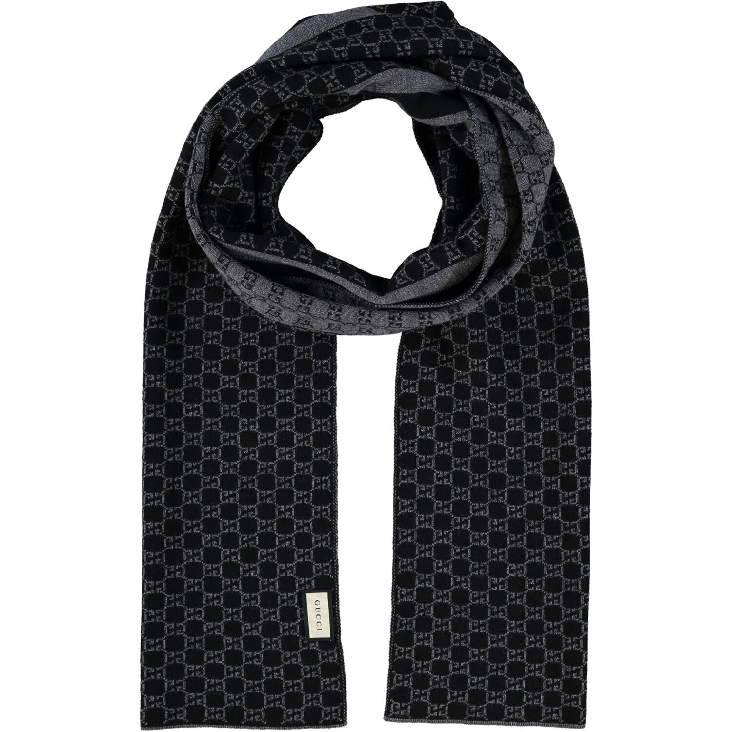 Gucci sciarpa uomo 30x200 nera