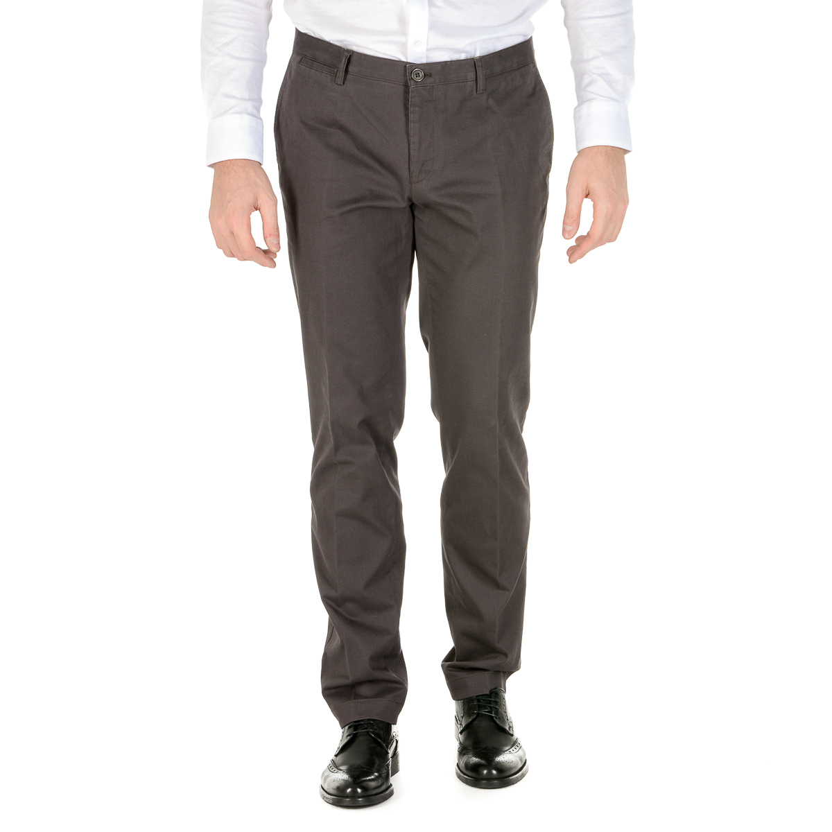 Pantaloni da uomo Hugo Boss marroni STANINO