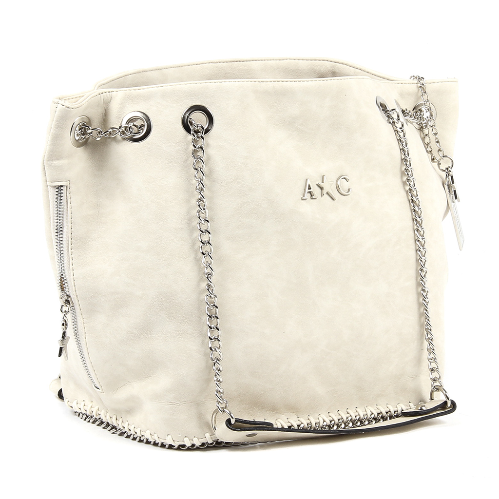 Borsa a mano da donna Andrew Charles Beige KIARA