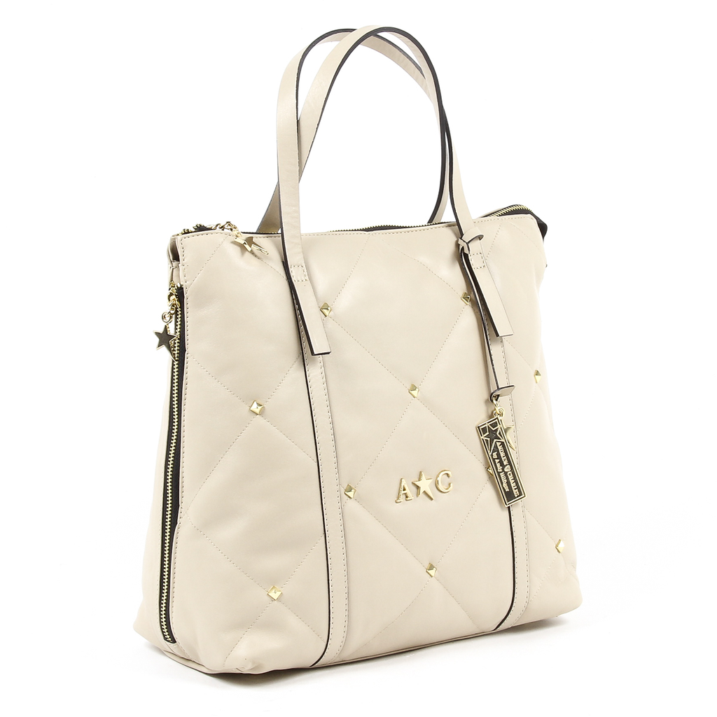 Borsa a mano da donna Andrew Charles Beige YAZMIN