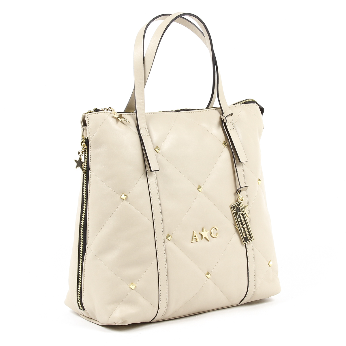 Borsa a mano da donna Andrew Charles Beige YAZMIN