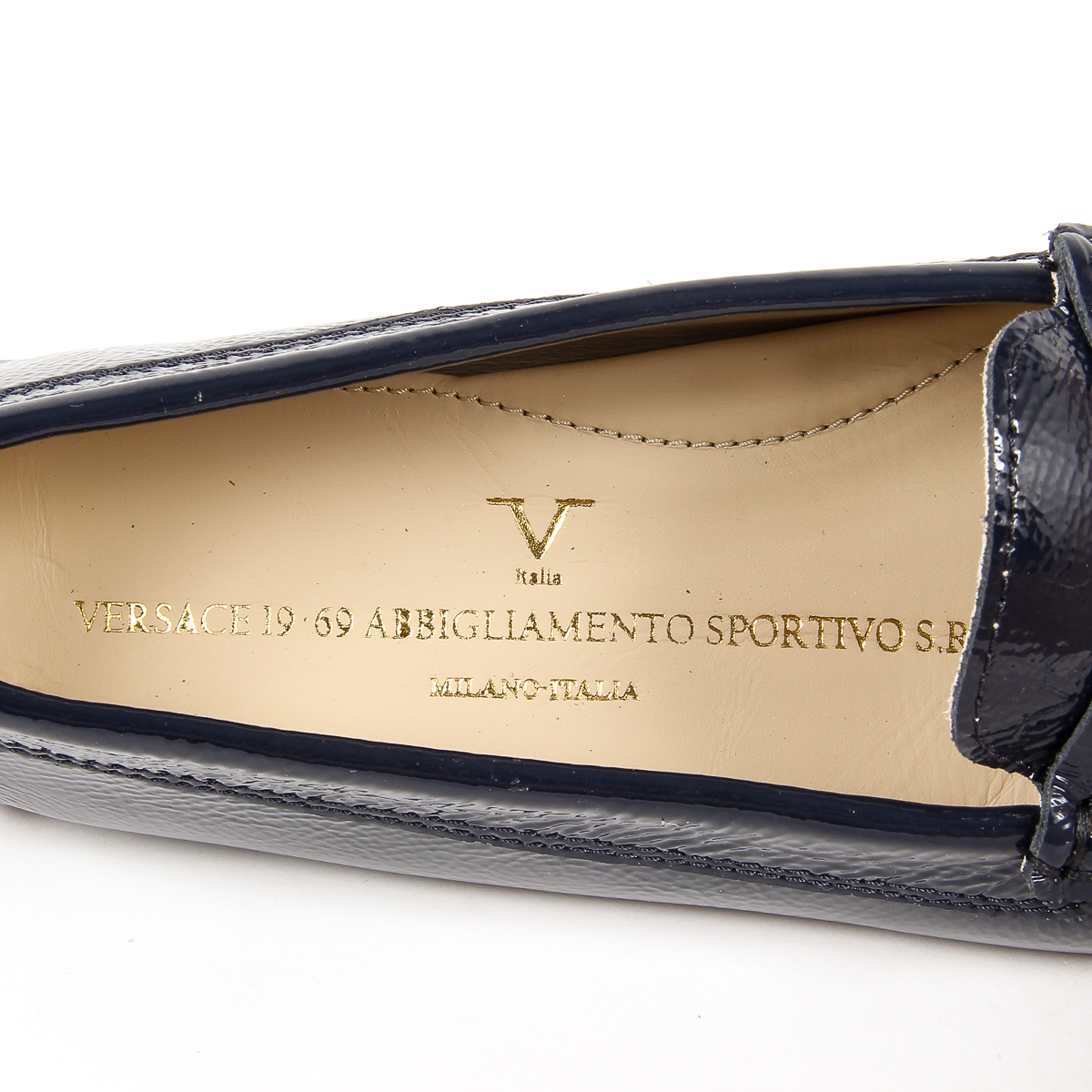 V 1969 Italia Mocassino da donna blu AMALFI