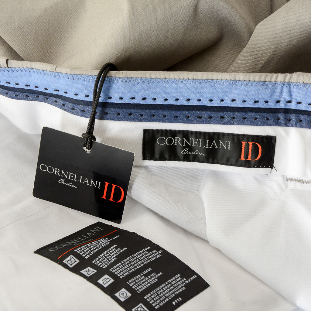 Corneliani Pantaloni Uomo Grigio Chiaro