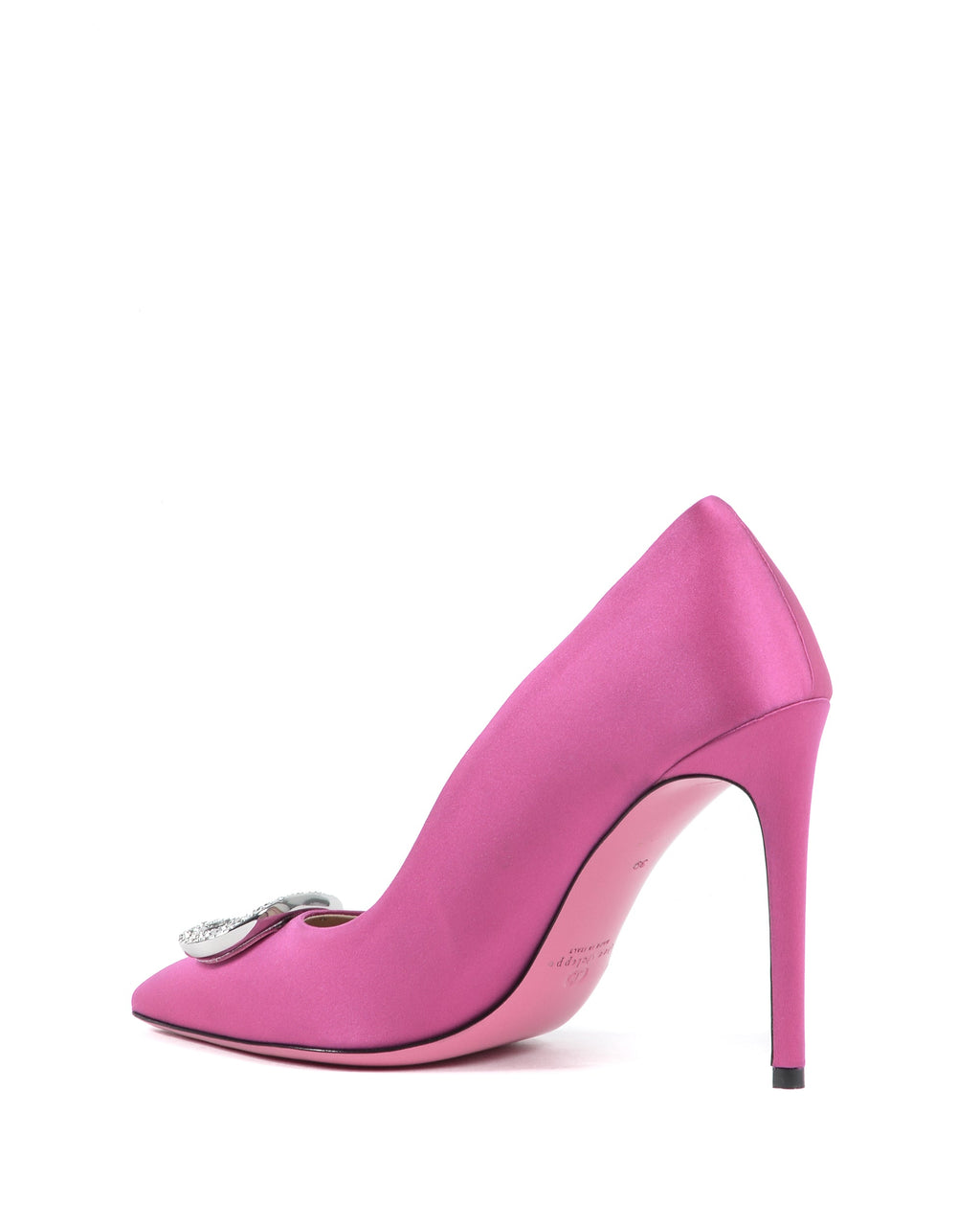 Cindarella Satin Pump Fuxia
