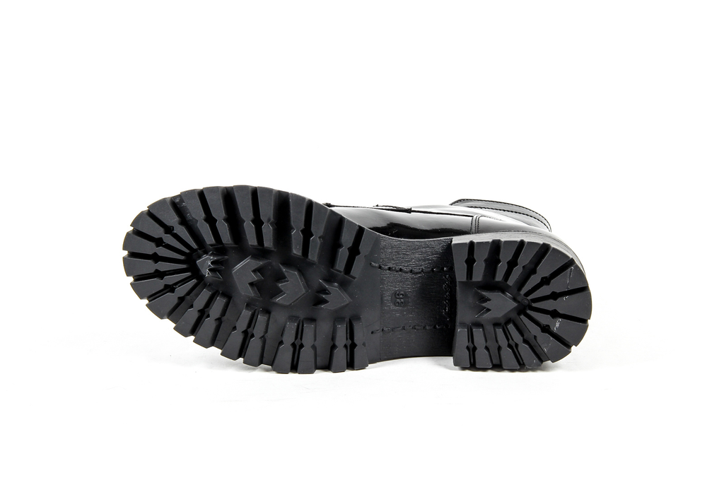 V 1969 Italia Stivaletto corto da donna Nero PIETRA