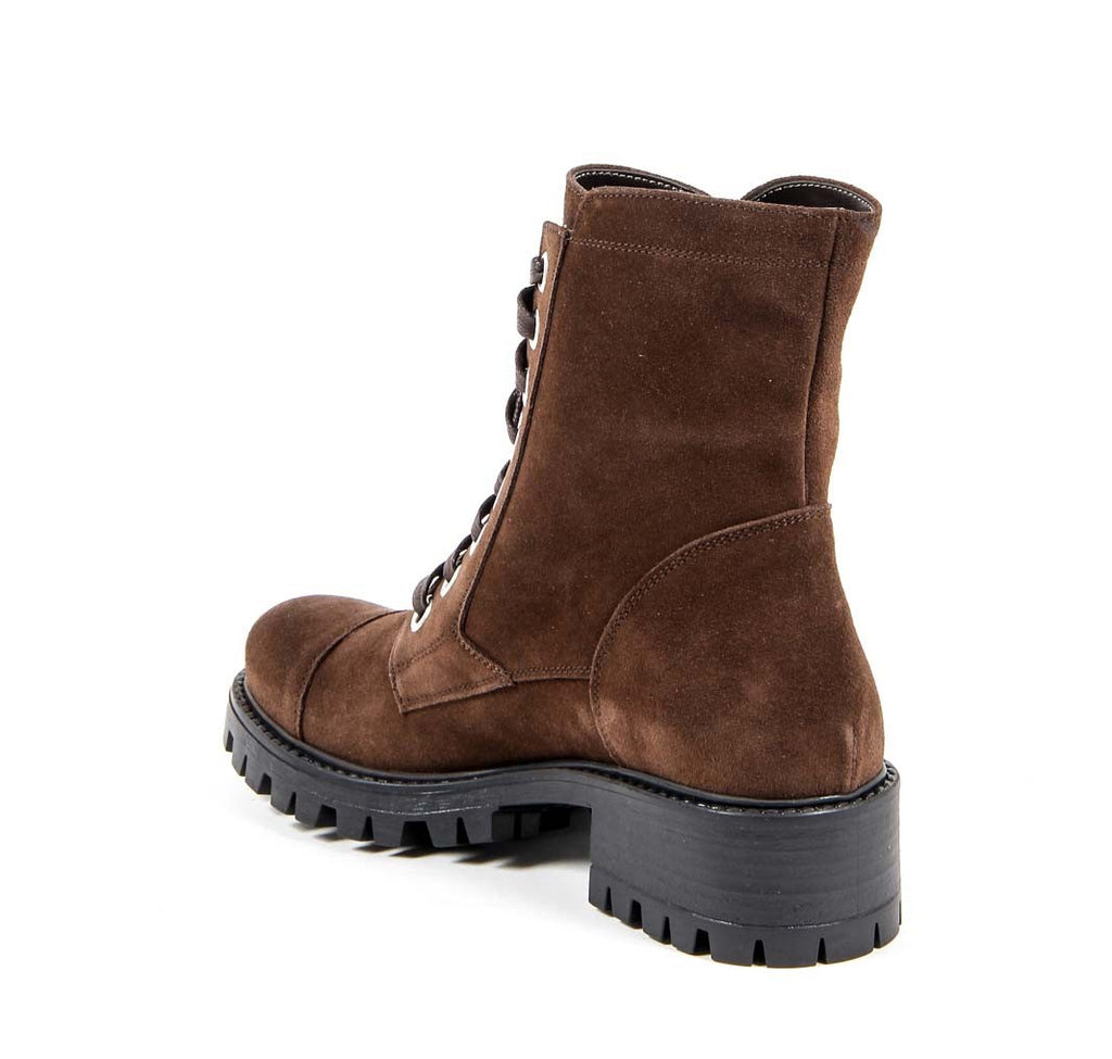V 1969 Italia Womens Short Boot B1476 VELOUR T. MORO