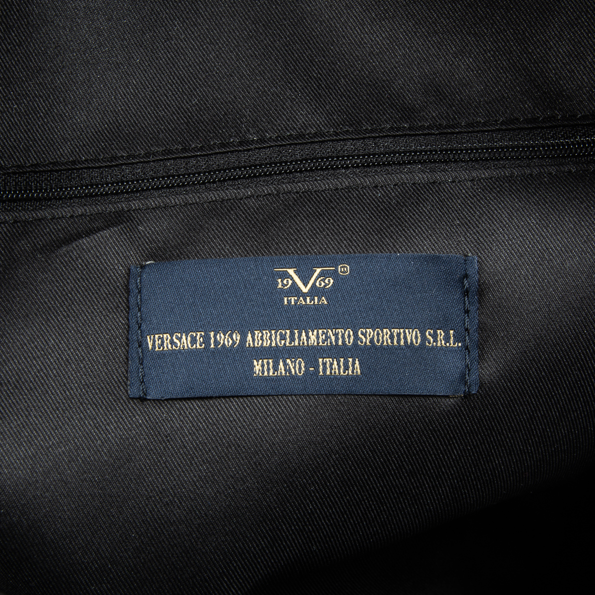 V 1969 Italia Zaino da uomo nero FISHER