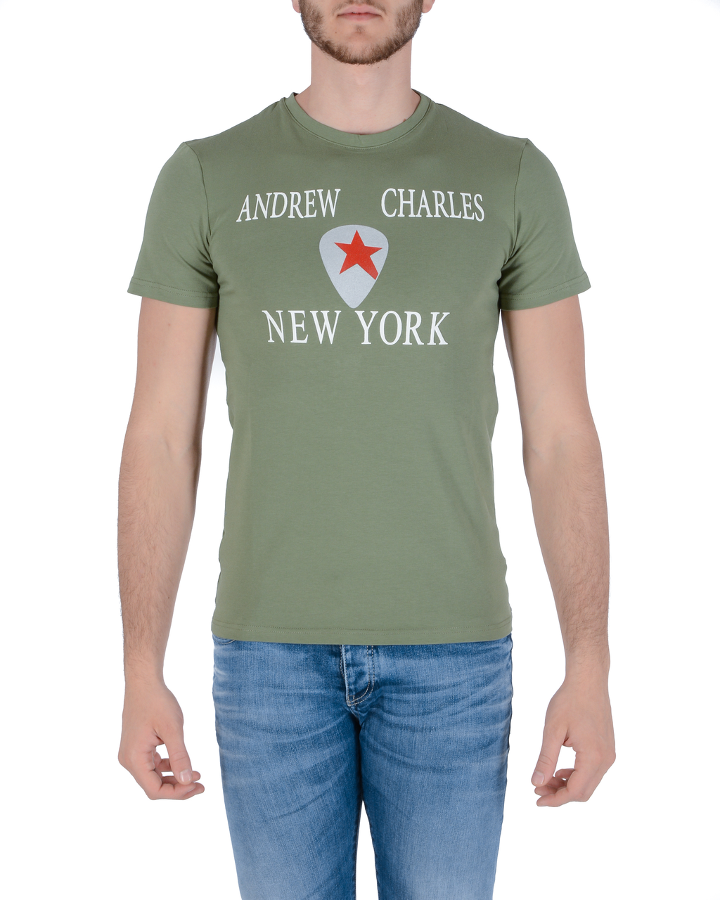 Maglietta da uomo Andrew Charles KEITA GREEN S14