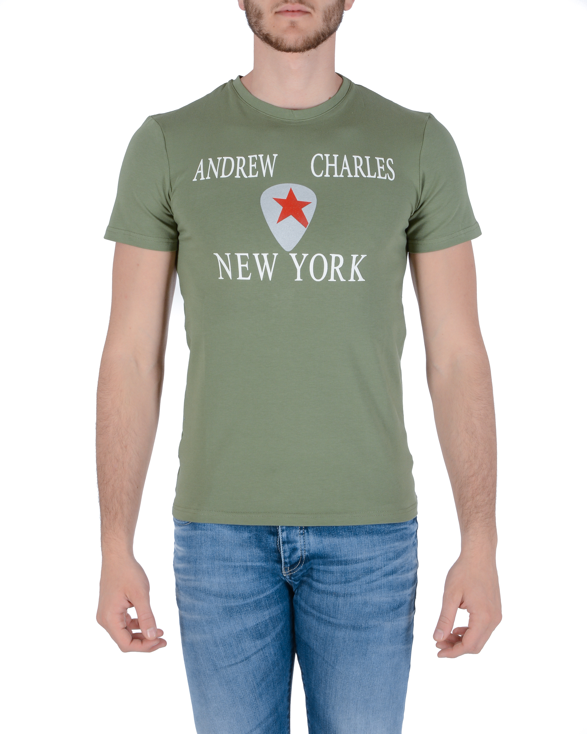 Maglietta da uomo Andrew Charles KEITA GREEN S14
