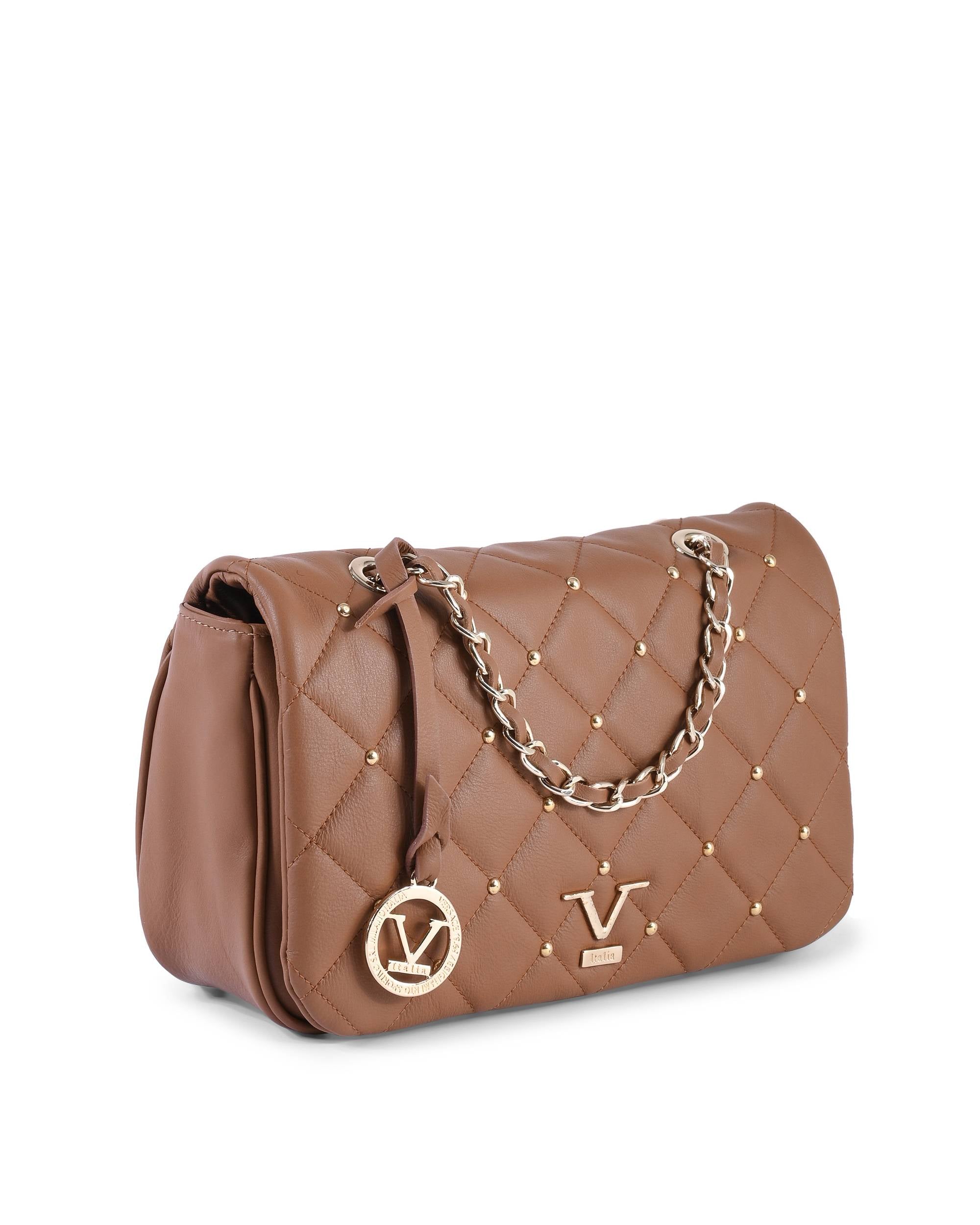 Borsa Donna V Italia M392 SAUVAGE CUOIO SCURO