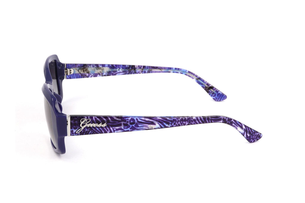 Occhiali da sole da donna Guess GU7683 90B 55 17 140 BLU LUCIDO