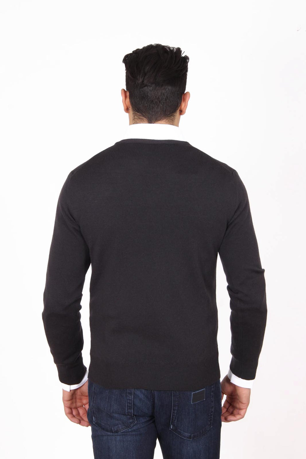 Maglia uomo girocollo V 1969 Italia 9800 GIROCOLLO MORO