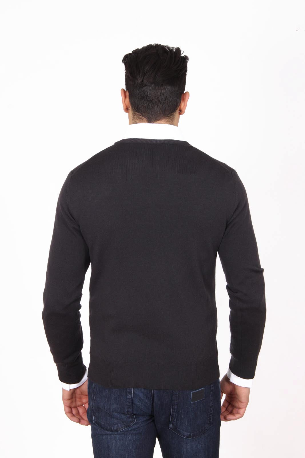 Maglia uomo girocollo V 1969 Italia 9800 GIROCOLLO MORO